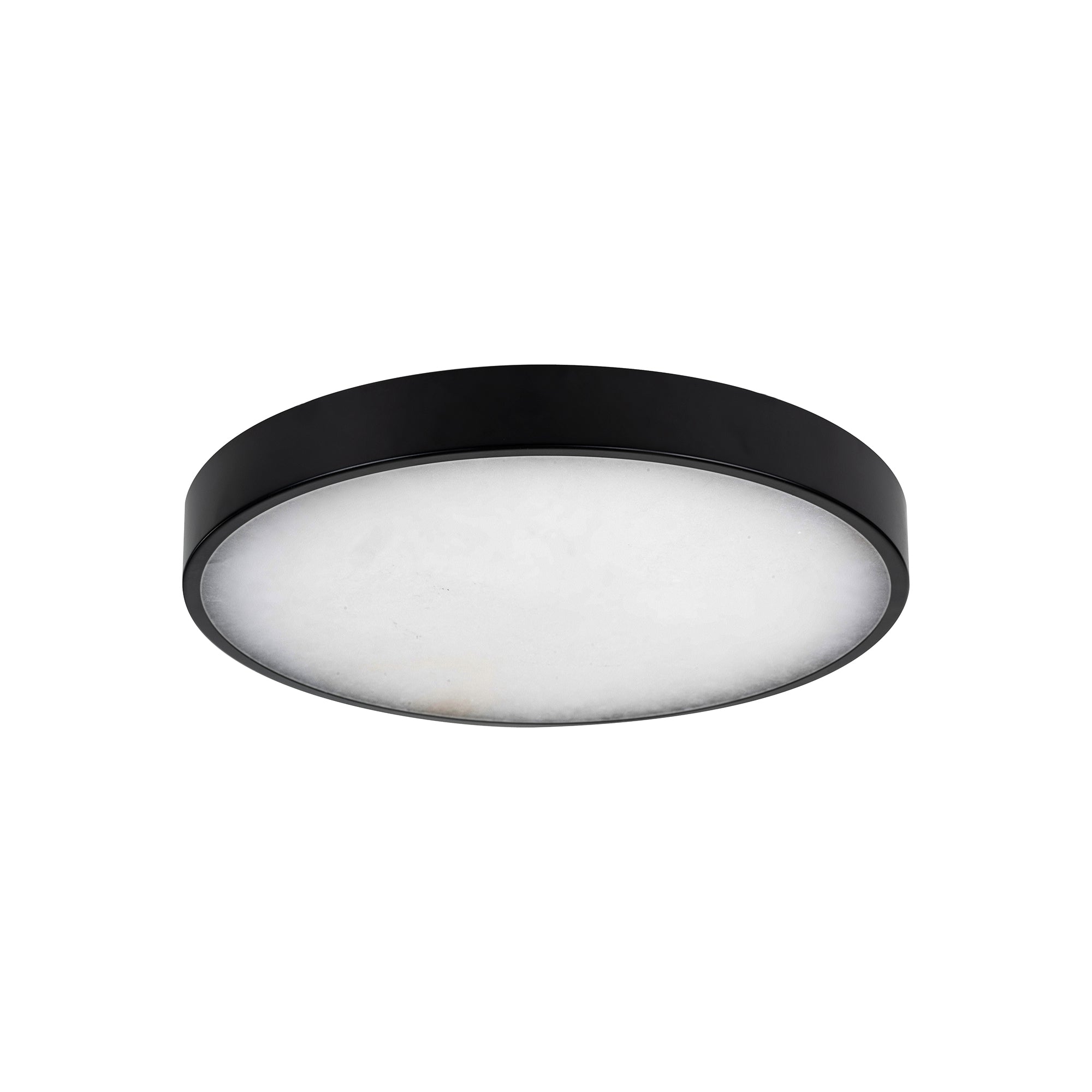 HV5864-4-BLKALB - Auster Black Trim with Alabaster Glass to suit HV5864S-WHT