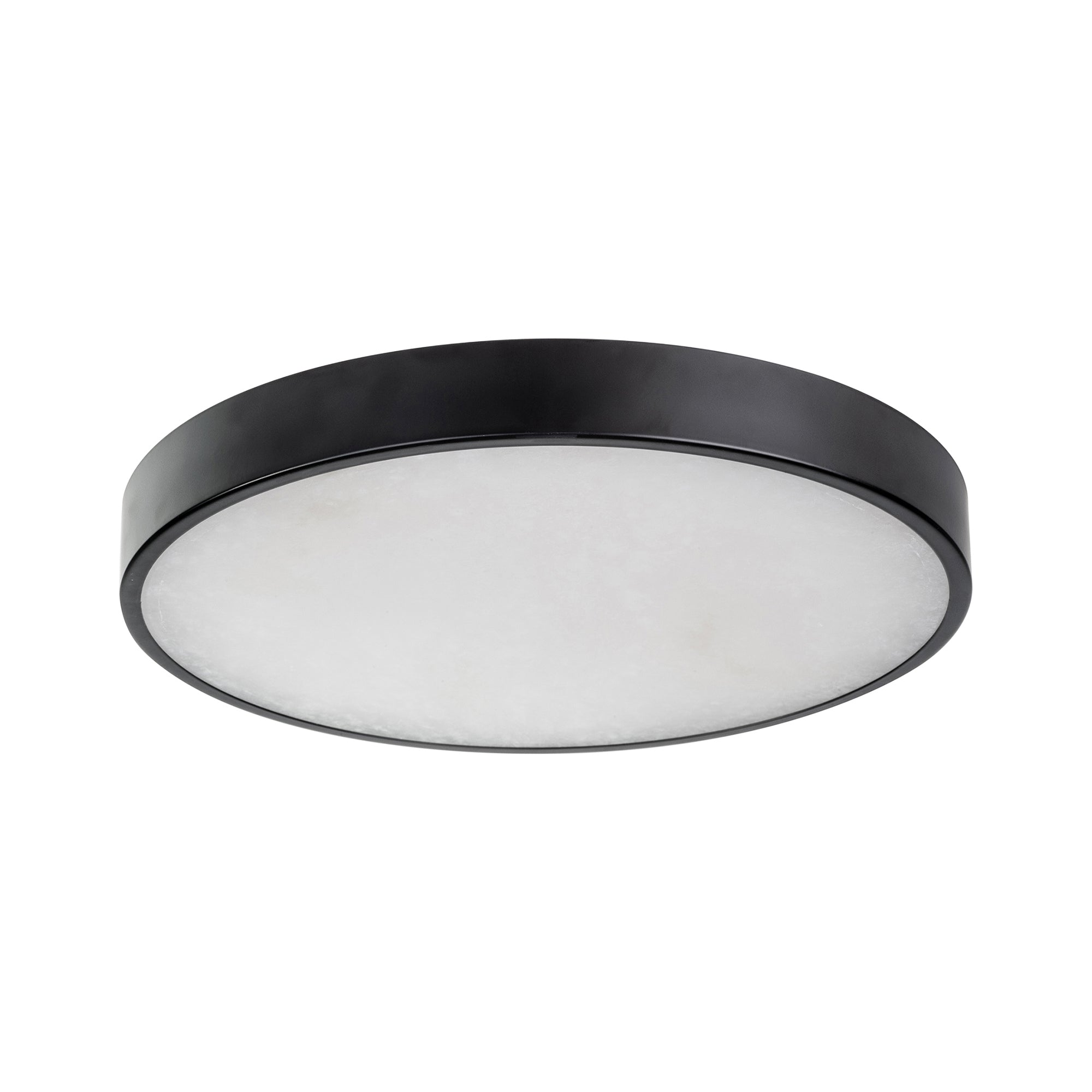 HV5865-4-BLKALB - Auster Black Trim with Alabaster Glass to suit HV5865S-WHT