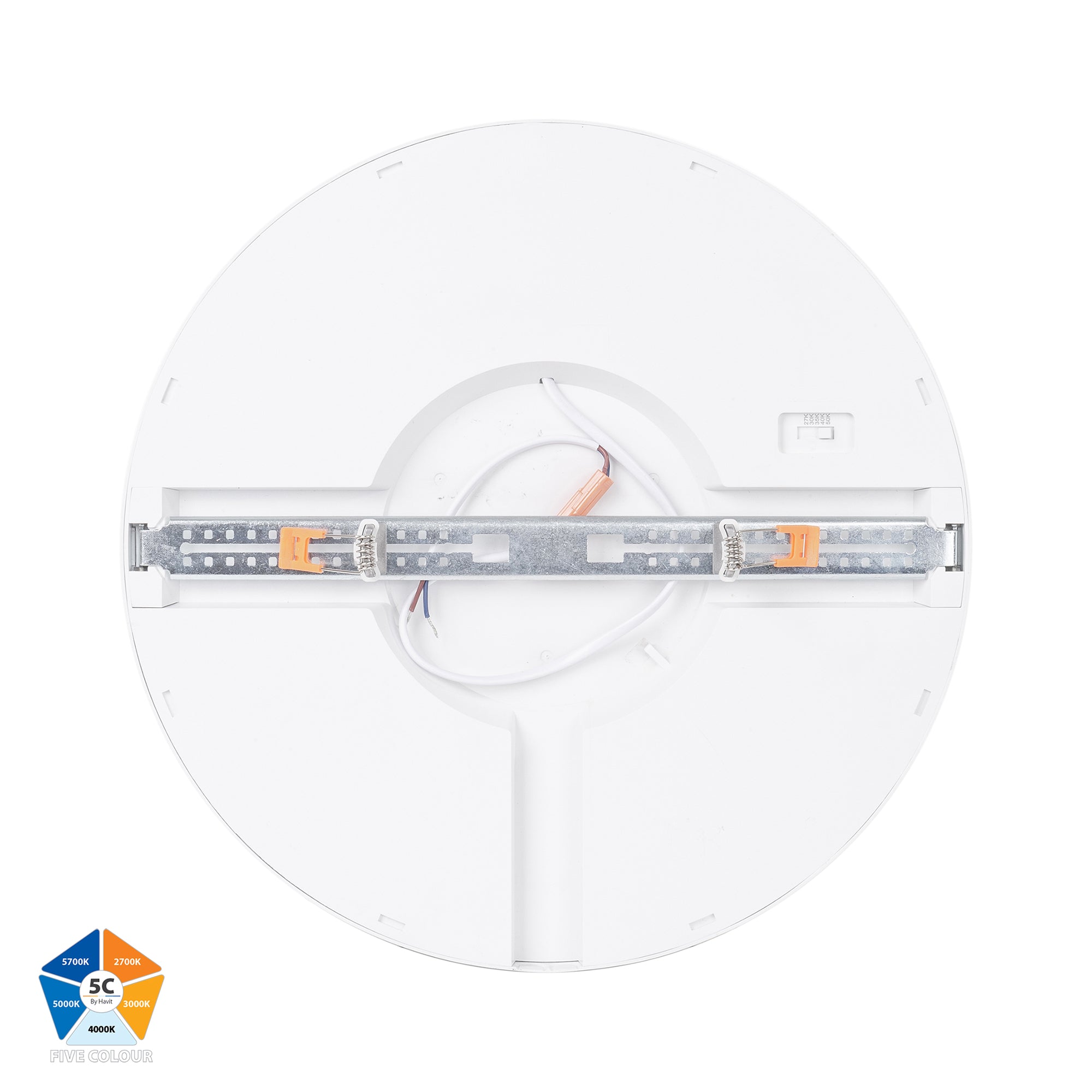 HV5865S-WHT - Auster White 36w LED Ceiling Mounted Oyster Light