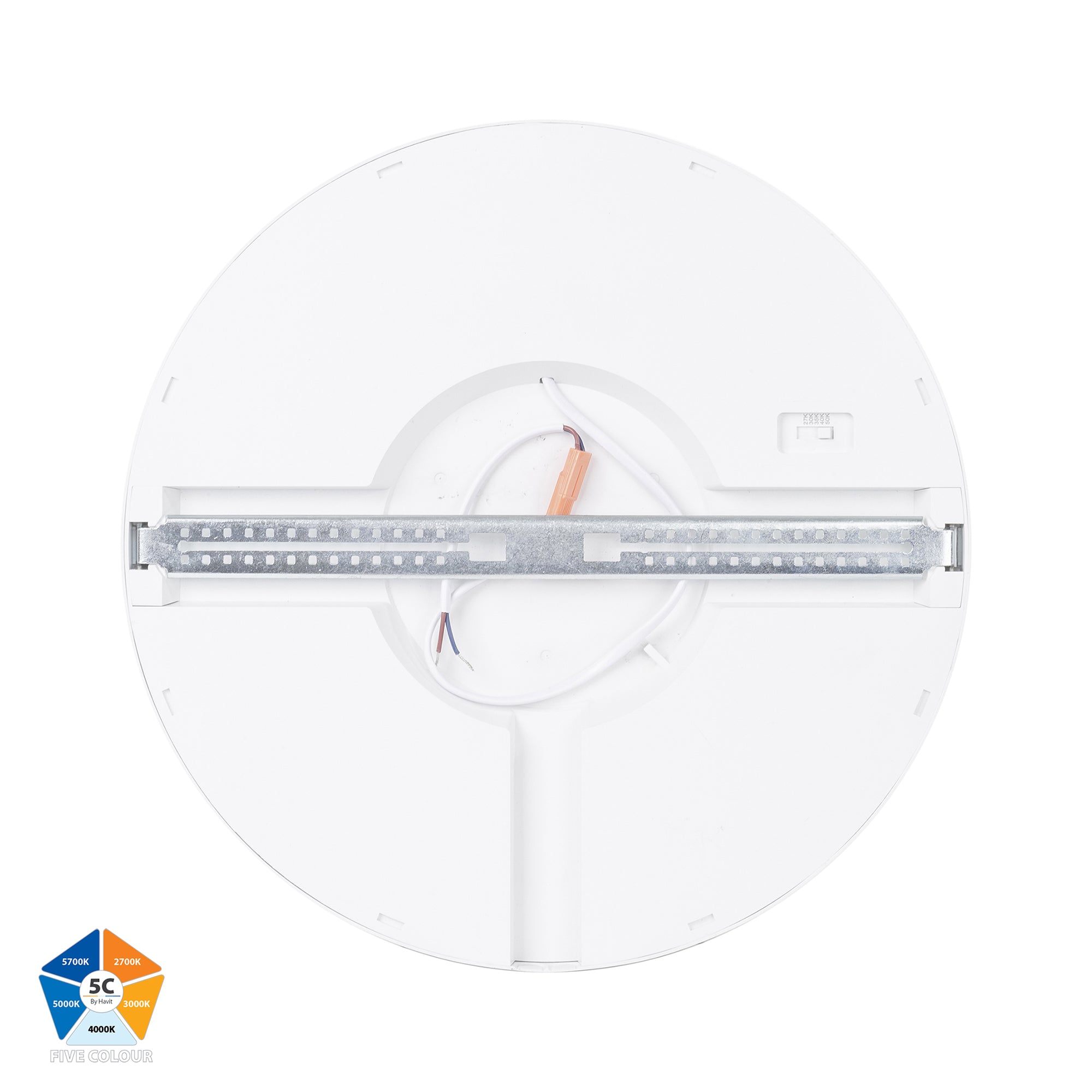 HV5865S-WHT - Auster White 36w LED Ceiling Mounted Oyster Light