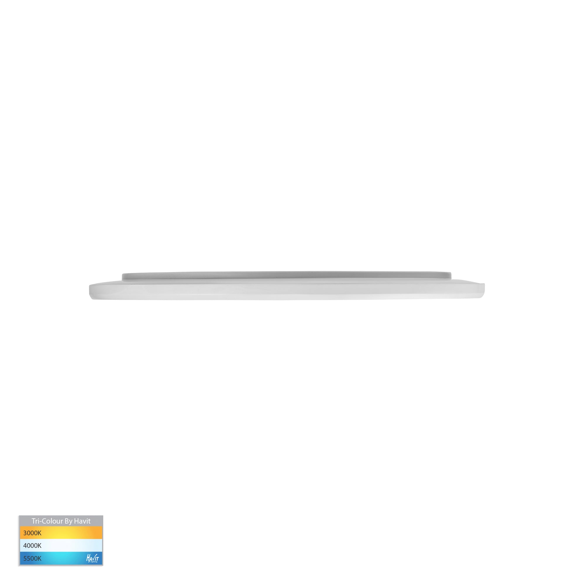 HV5877T-WHT - Slim White 24w LED Ceiling Mounted Oyster Light