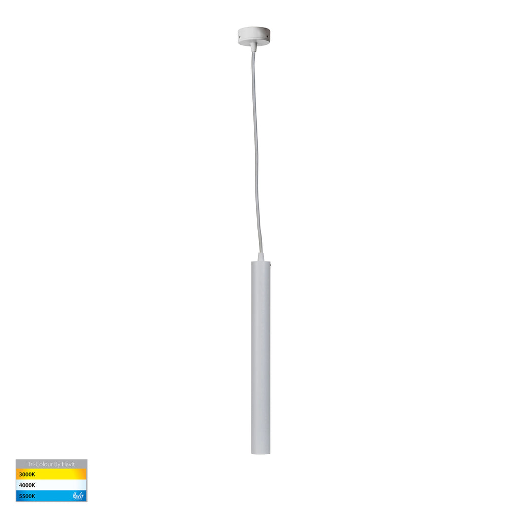 HV5898T-WHT - Henger White 6w Cylinder LED Pendant