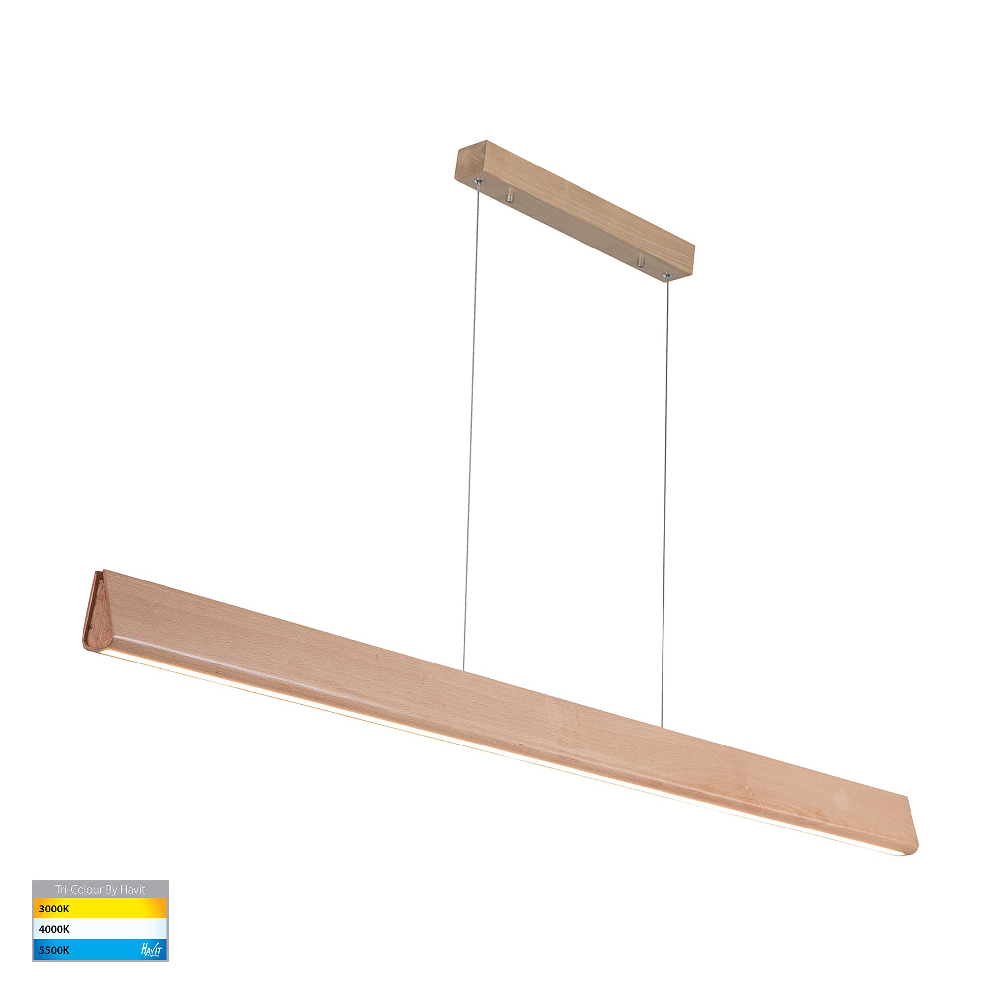 HV6014T-BEECH - Opex Beech Timber 1800mm Linear Pendant