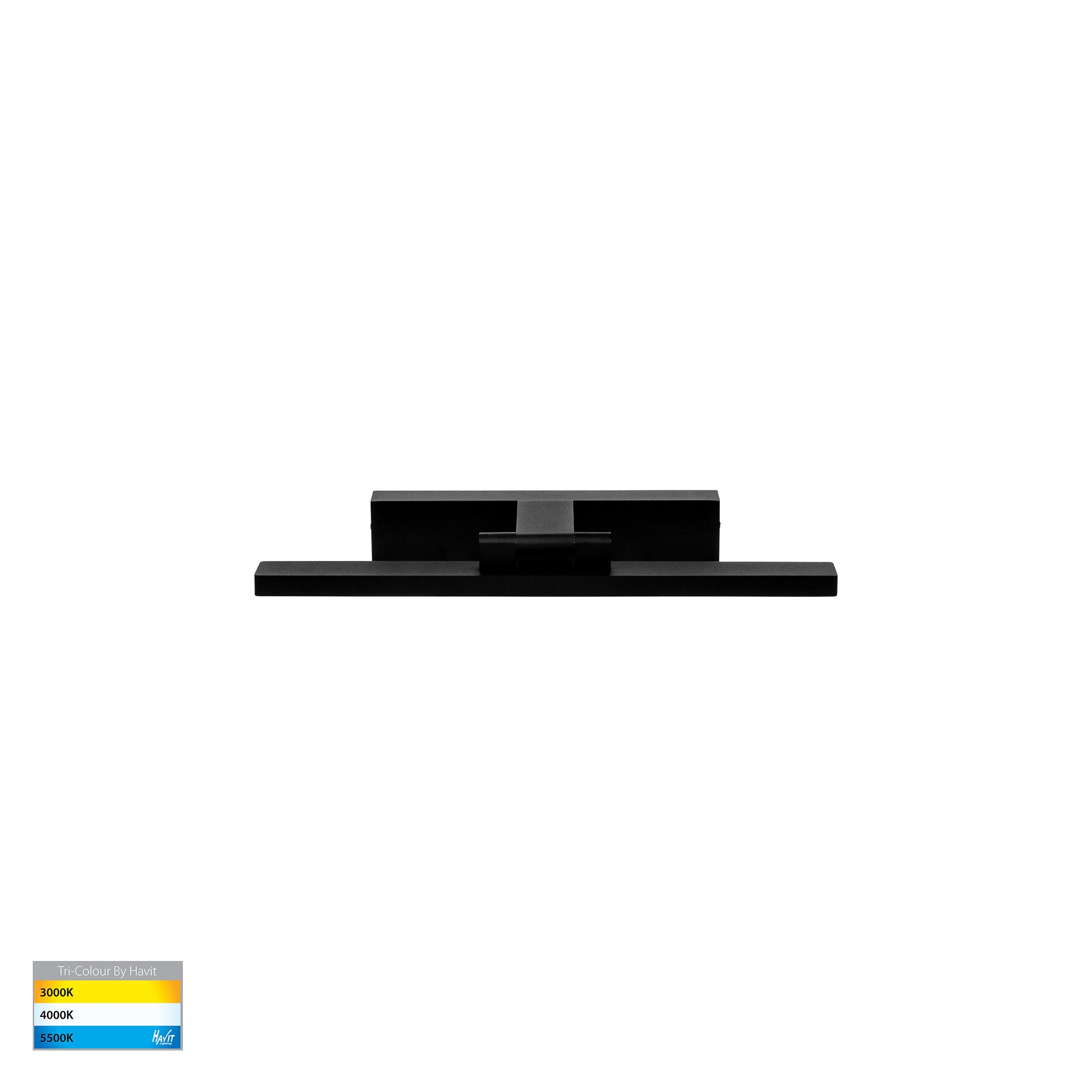 HV8101T-BLK - Vanita Black 400mm Adjustable Wall Light