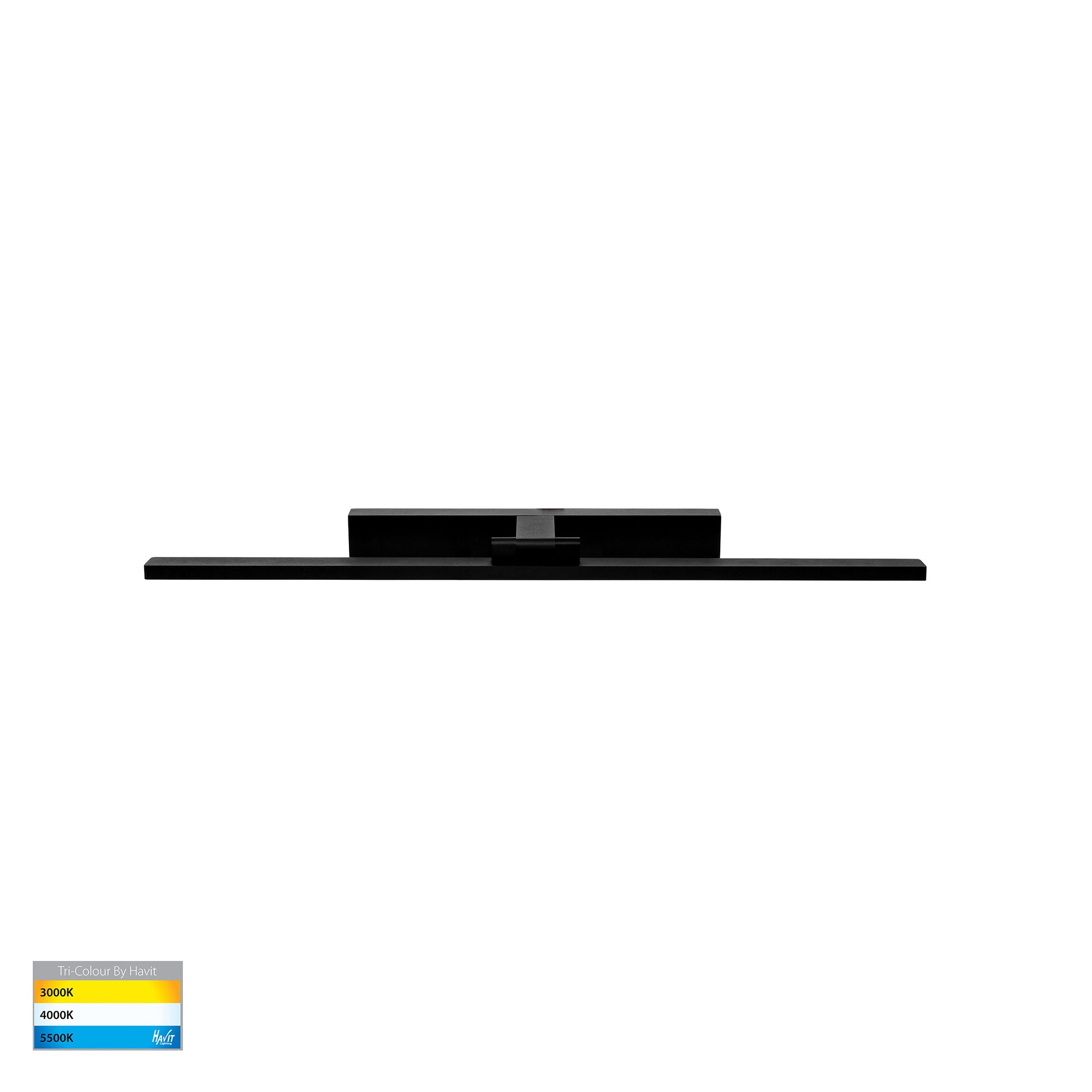 HV8103T-BLK - Vanita Black 800mm Adjustable Wall Light