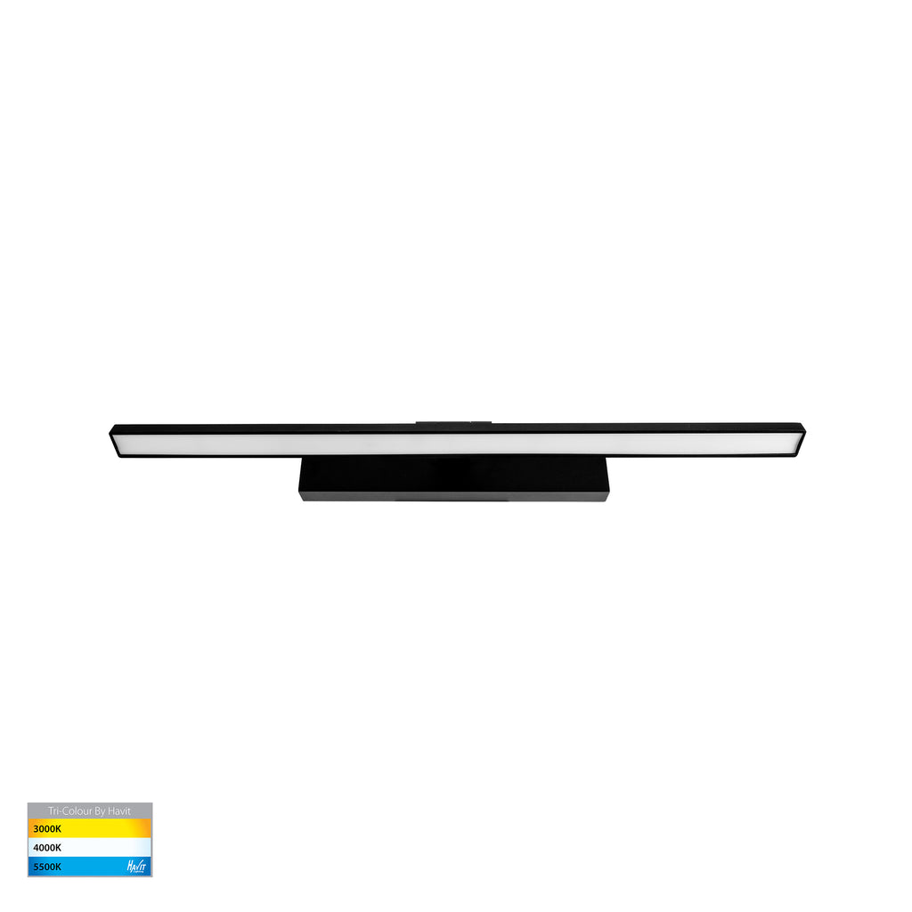 HV8103T-BLK - Vanita Black 800mm Adjustable Wall Light