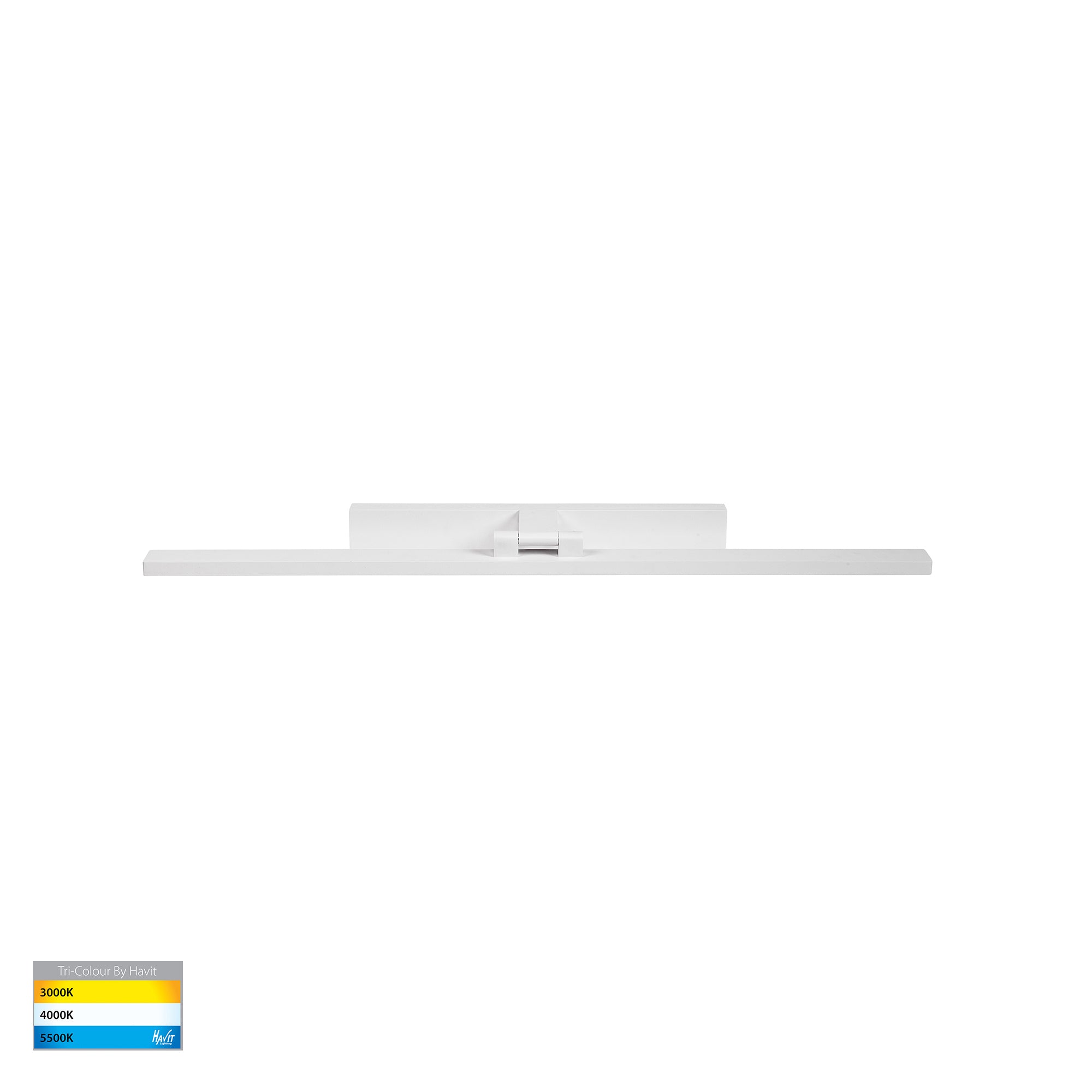 HV8103T-WHT - Vanita White 800mm Adjustable Wall Light