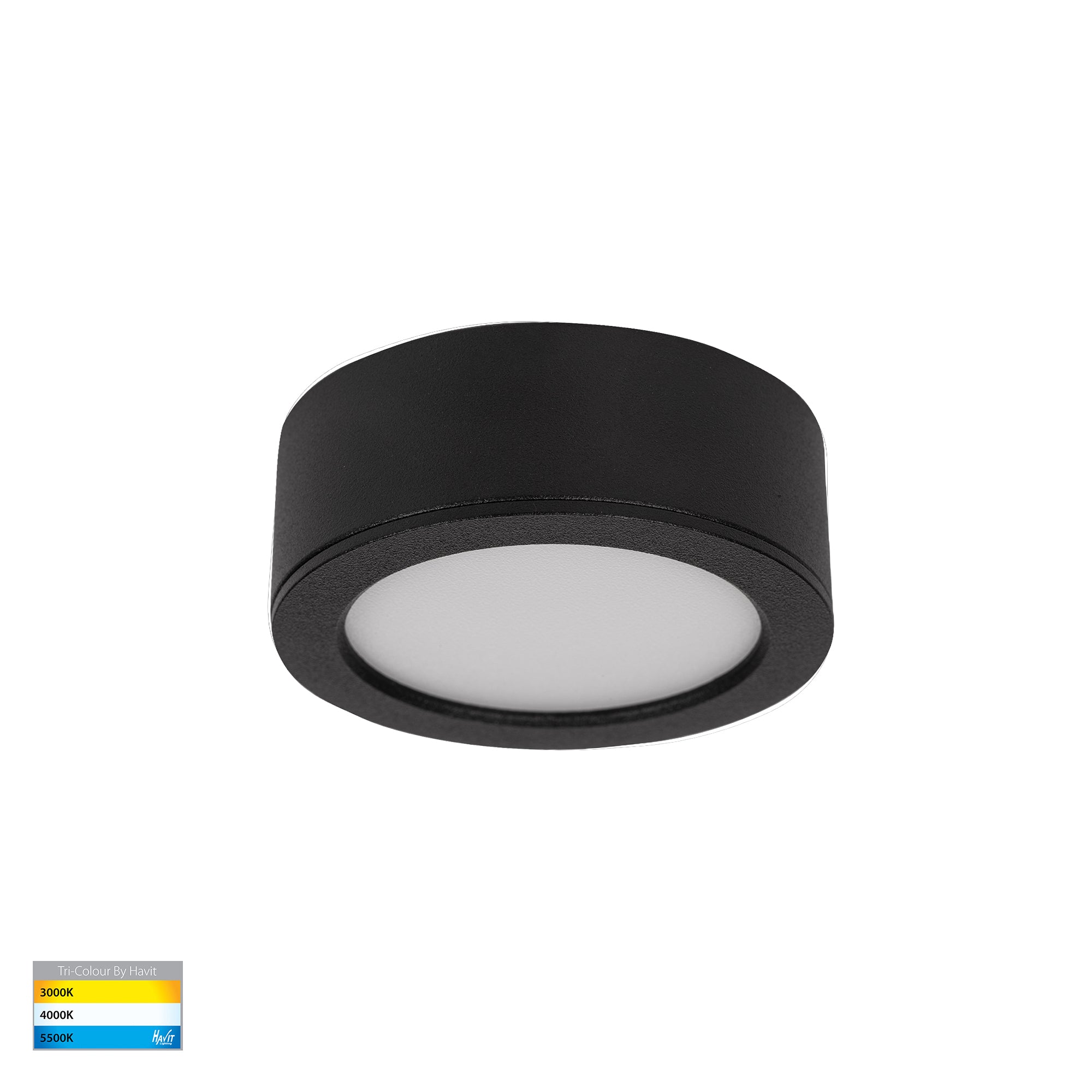 HV8201T-BLK - Skap Aluminium Black Cabinet Light