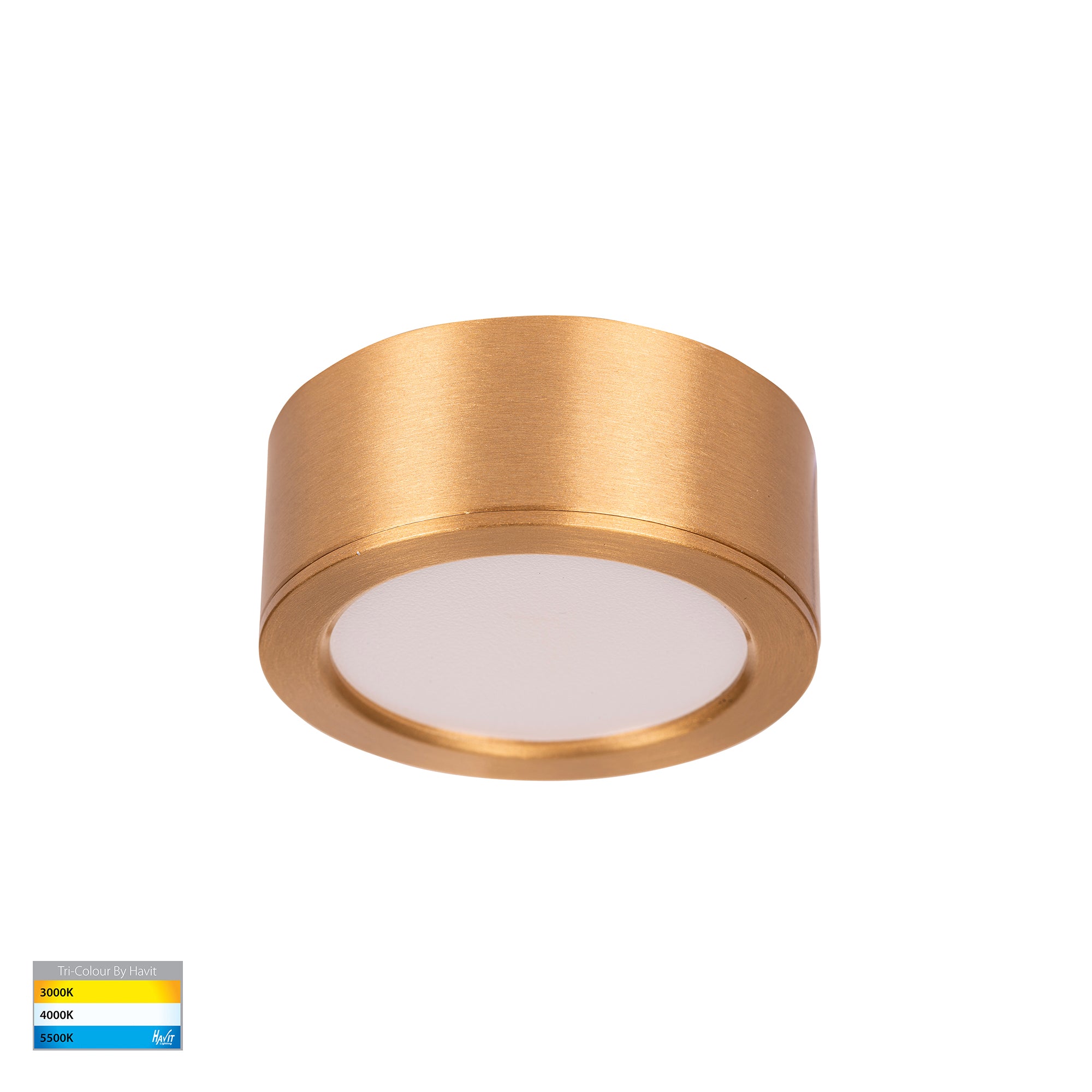 HV8201T-BR - Skap Aluminium Brass Coloured Cabinet Light