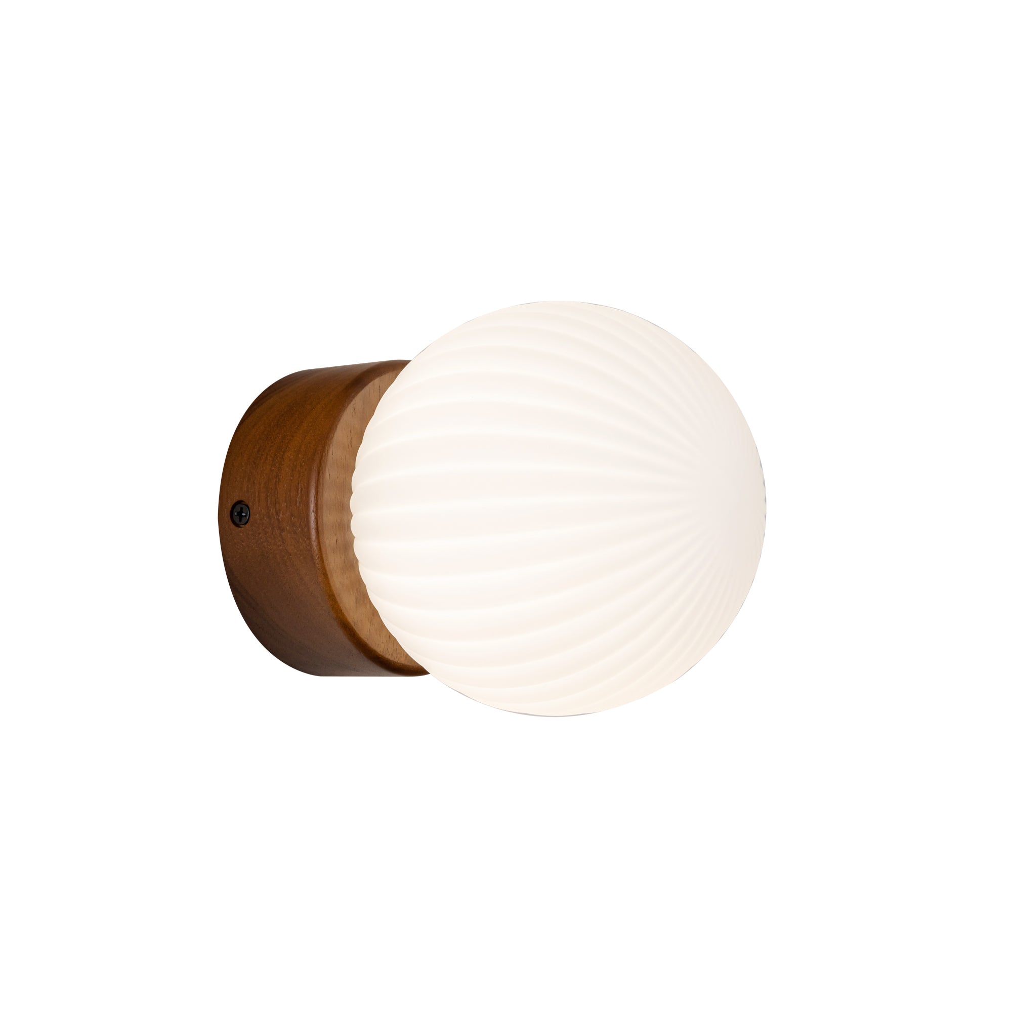 HV8301W-ASHST - Lengu Ashwood Timber Stained Walnut Wall Light