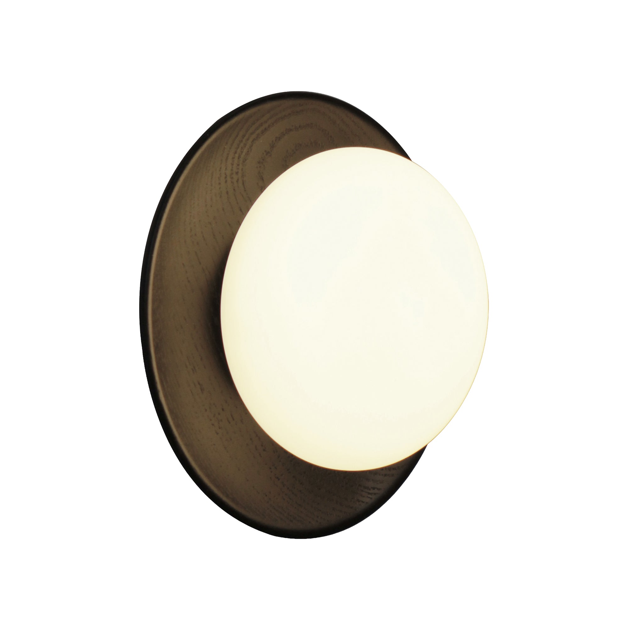 HV8302W-BLK - Holz Ashwood Stained Black Timber Wall Light