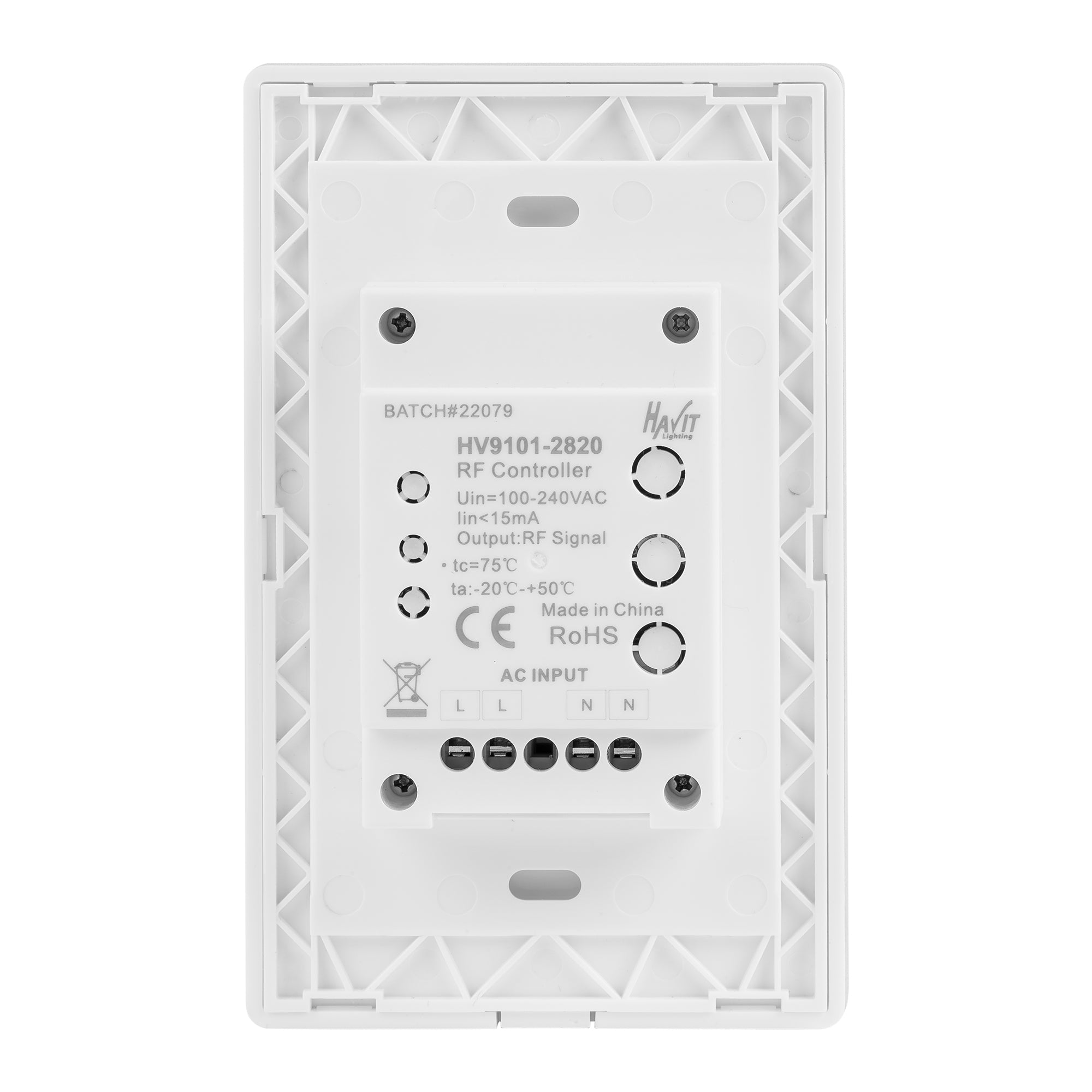 HV9101-2820+5C - RGB + RGBW Touch Panel + RF & WIFI Receiver