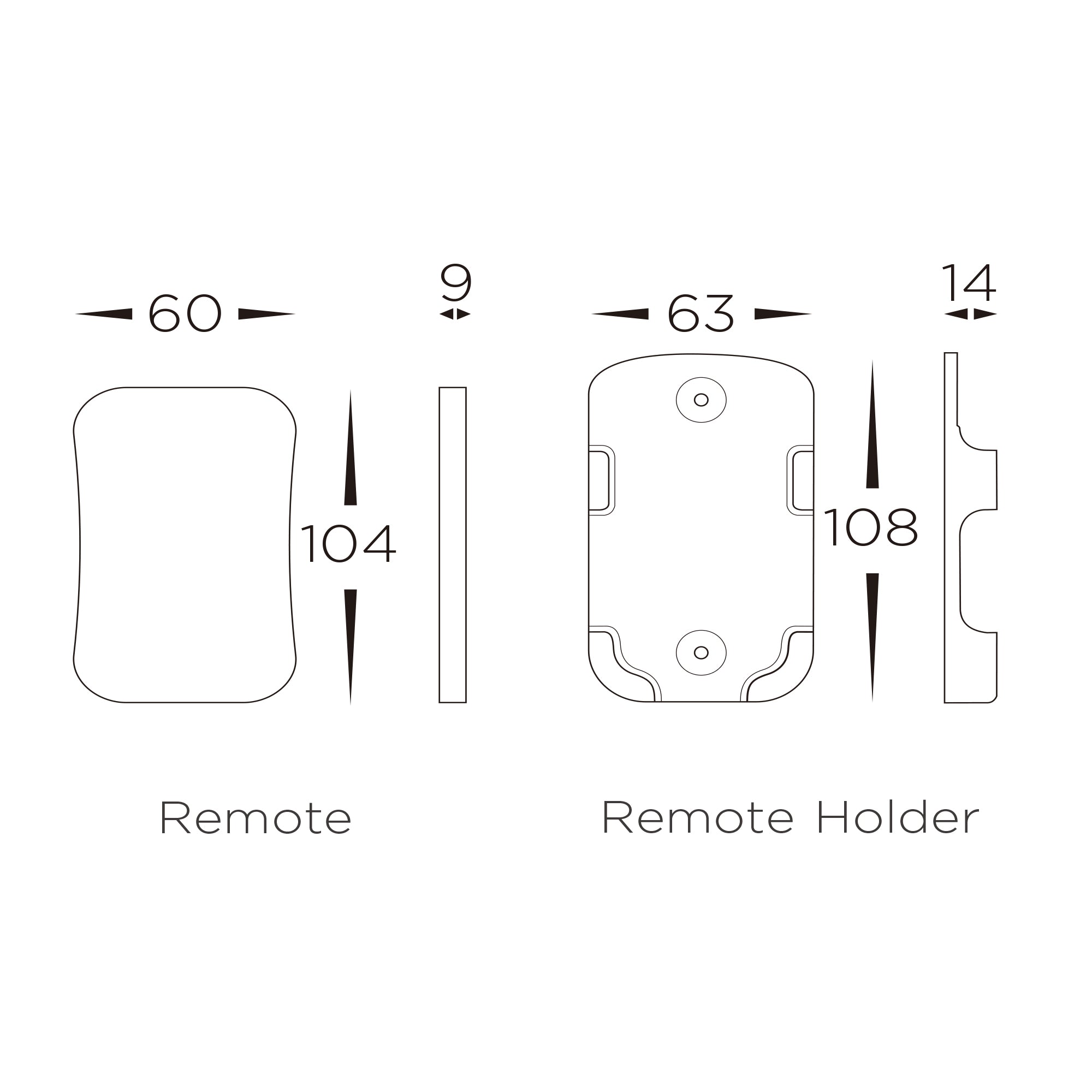 HV9102-SPI-R9-2CH - RGB SPI Remote Controller + WIFI/RF Receiver