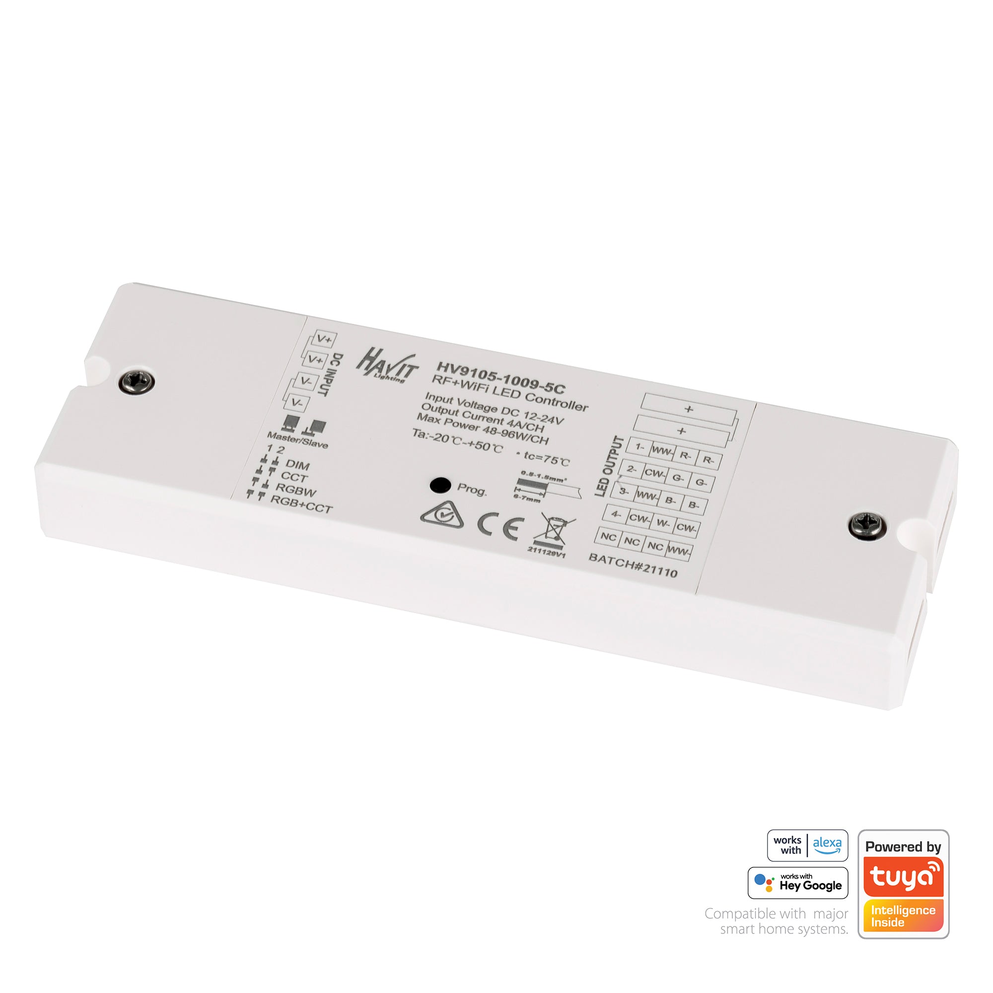 HV9102-2819RGBW+5C - RGBW Remote Controller + RF & WIFI Receiver