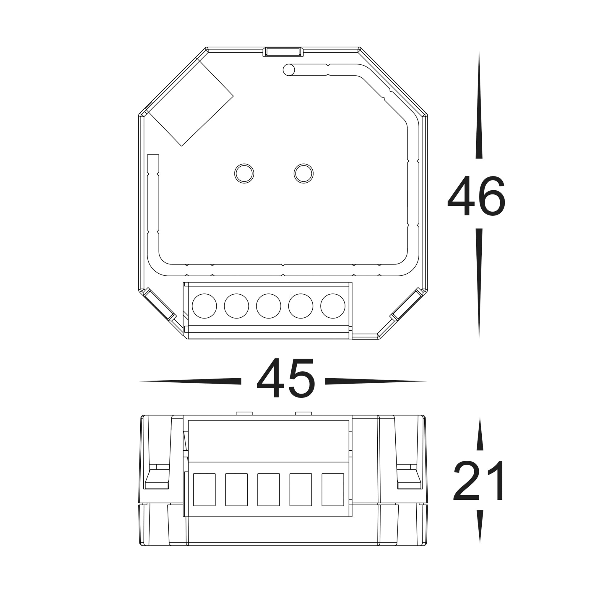 HV9105-ZB-ACDIM - Zigbee Trailing edge dimmer