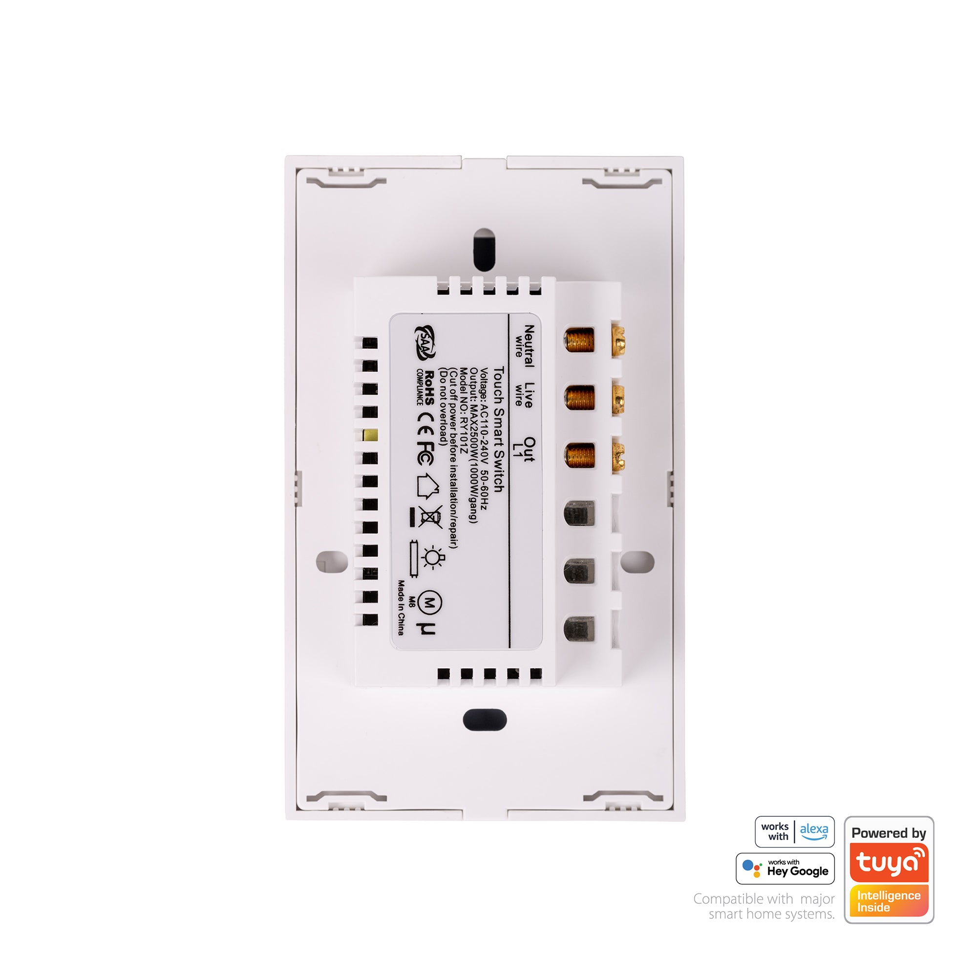 HV9110-1 - Wifi Single Gang White Wall Switch