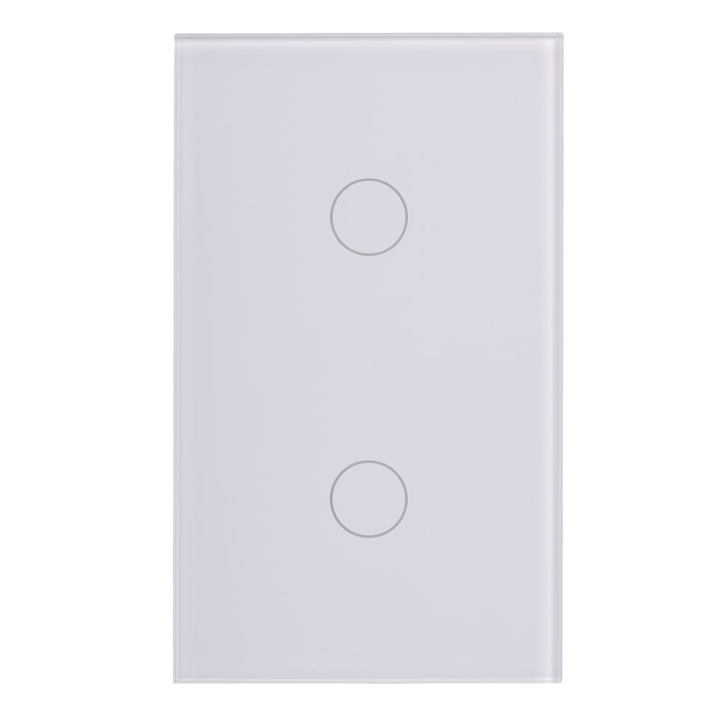 HV9110-2 - Wifi Two Gang White Wall Switch