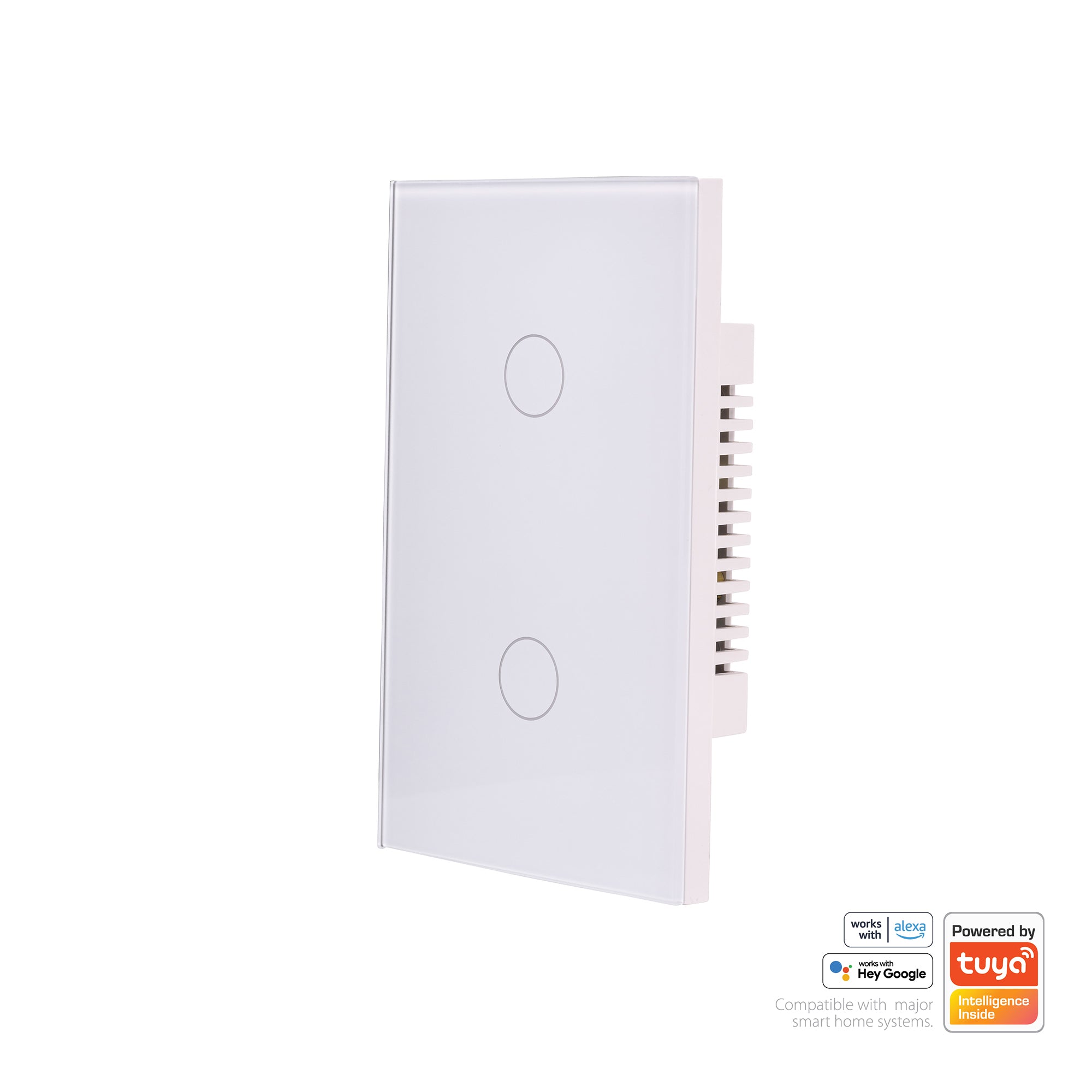 HV9110-2 - Wifi Two Gang White Wall Switch