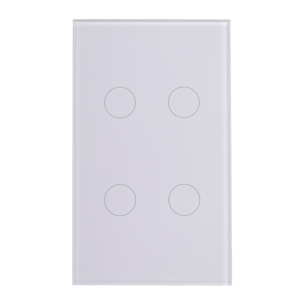 HV9110-4 - Wifi Four Gang White Wall Switch