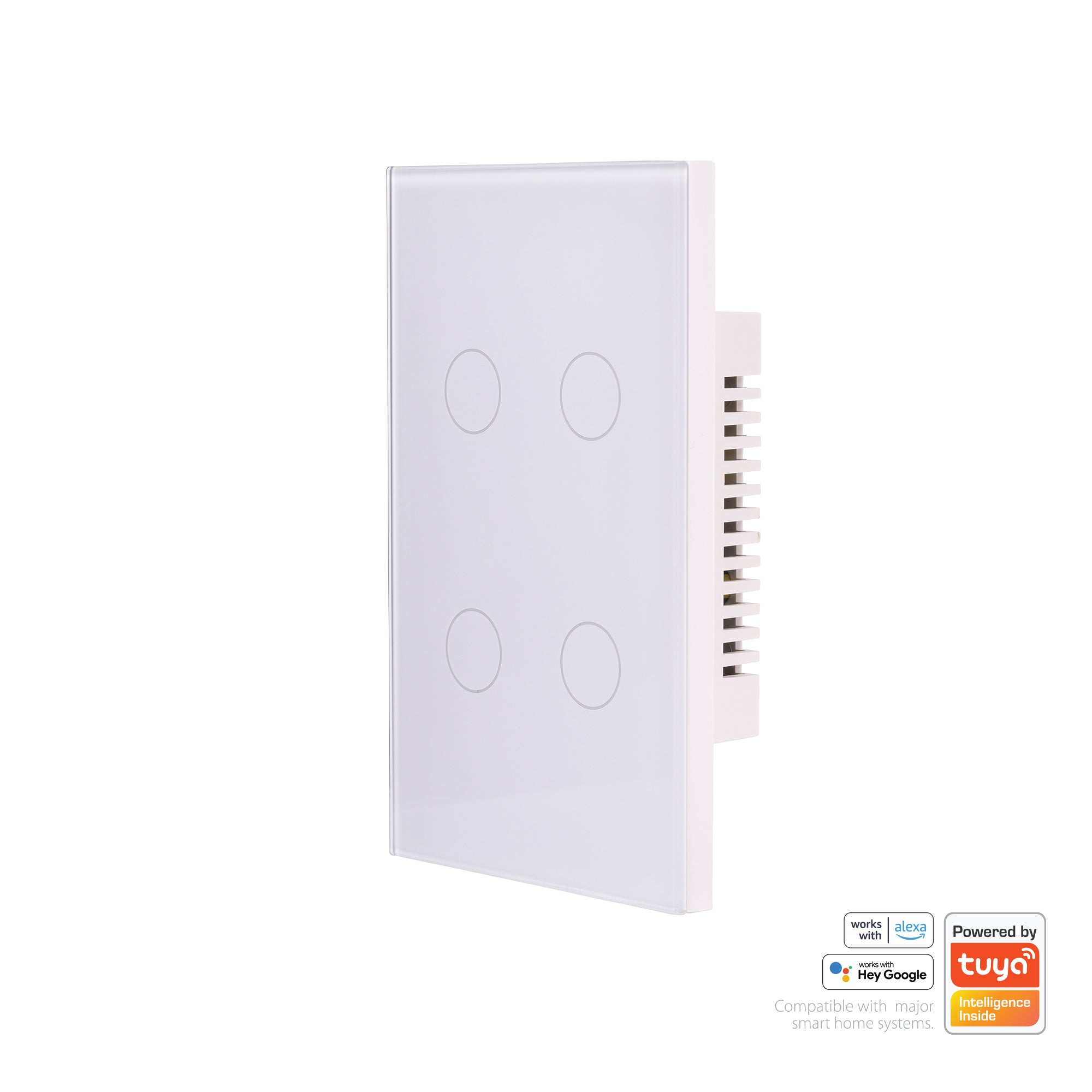 HV9110-4 - Wifi Four Gang White Wall Switch