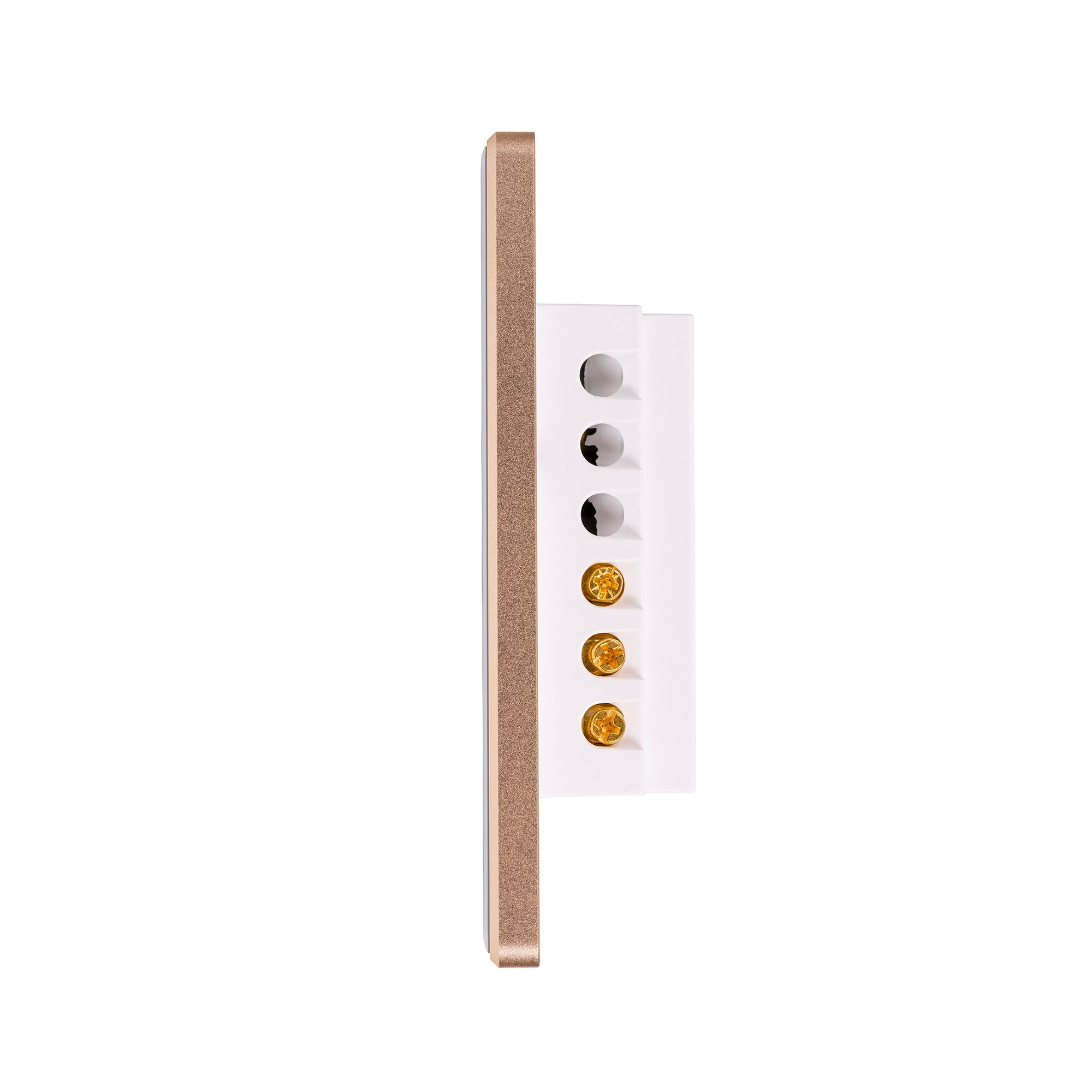 HV9120-1 - Wifi Single Gang White with Gold Trim Wall Switch