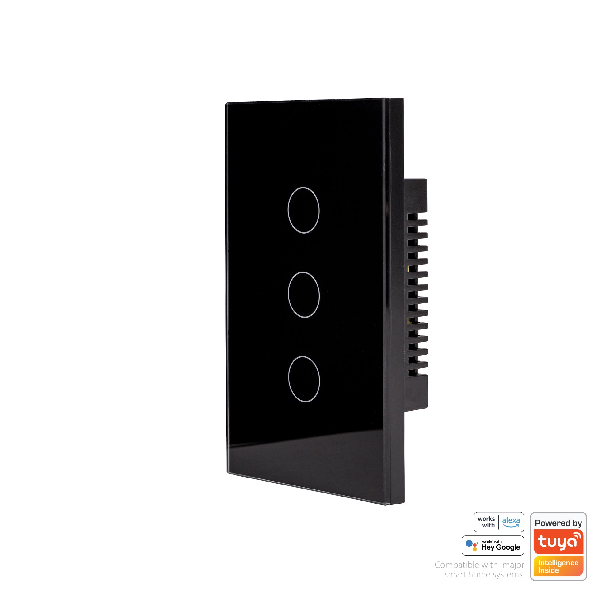 HV9210-3 - Wifi 3 Gang Black Wall Switch