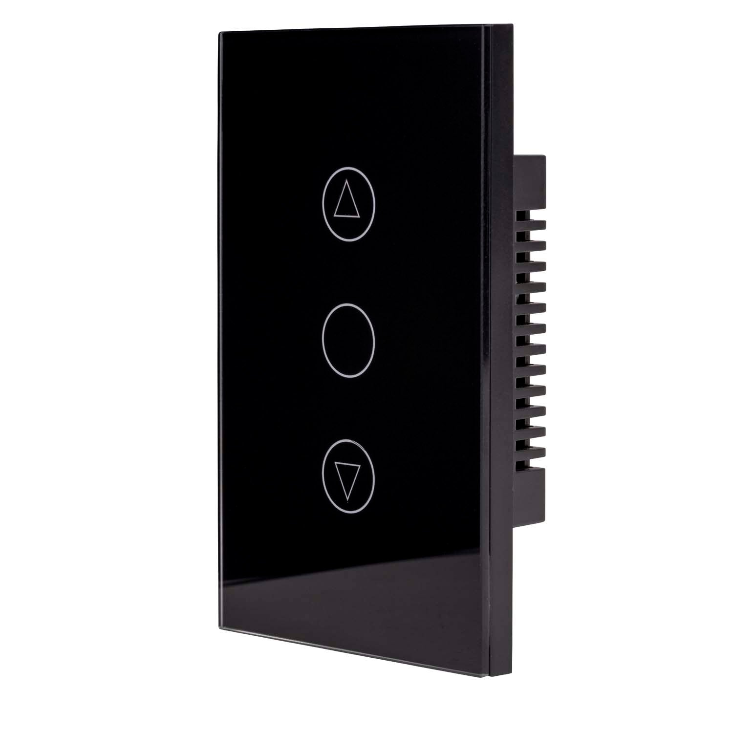HV9211 - Wifi Single Gang Black Dimmer Wall Switch
