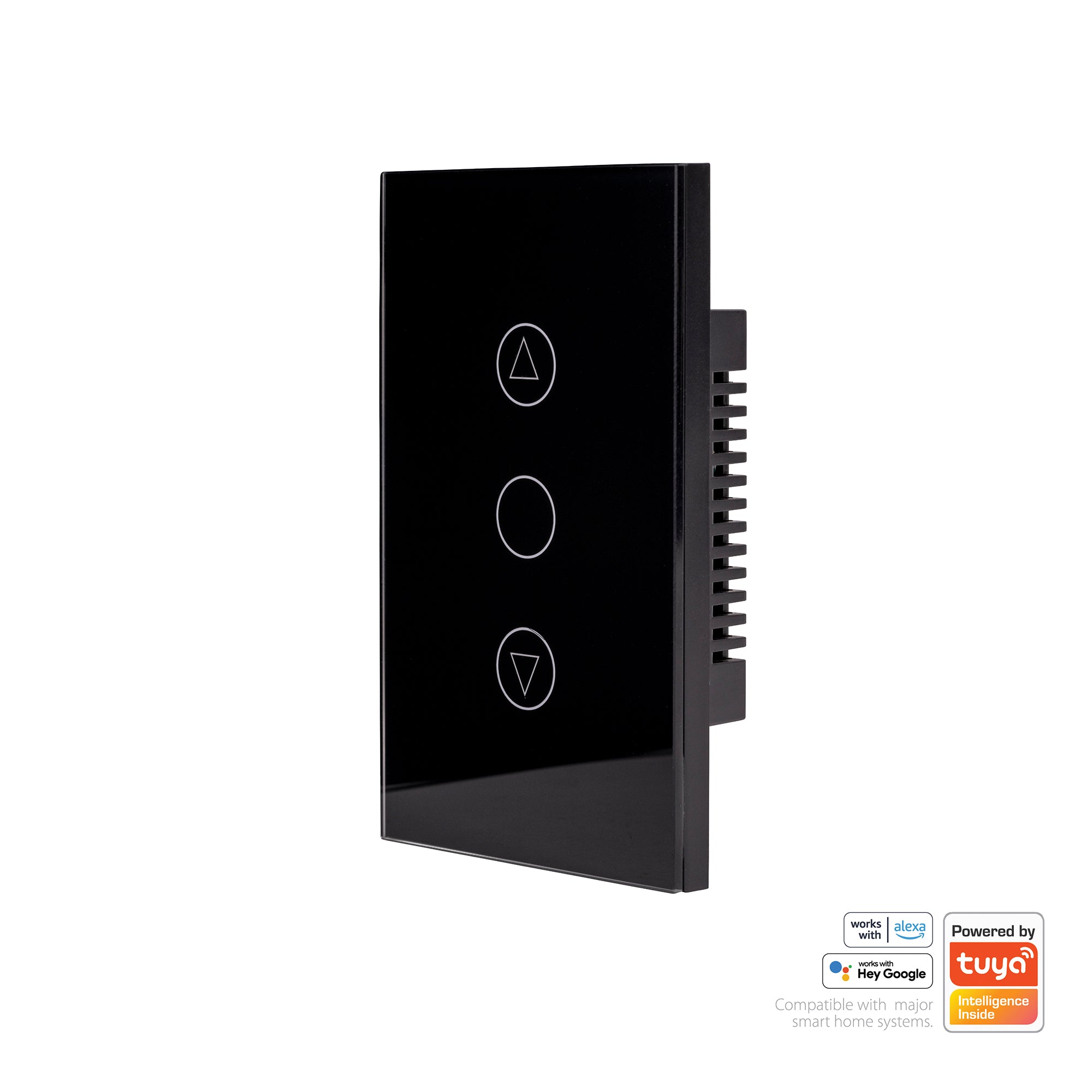 HV9211 - Wifi Single Gang Black Dimmer Wall Switch