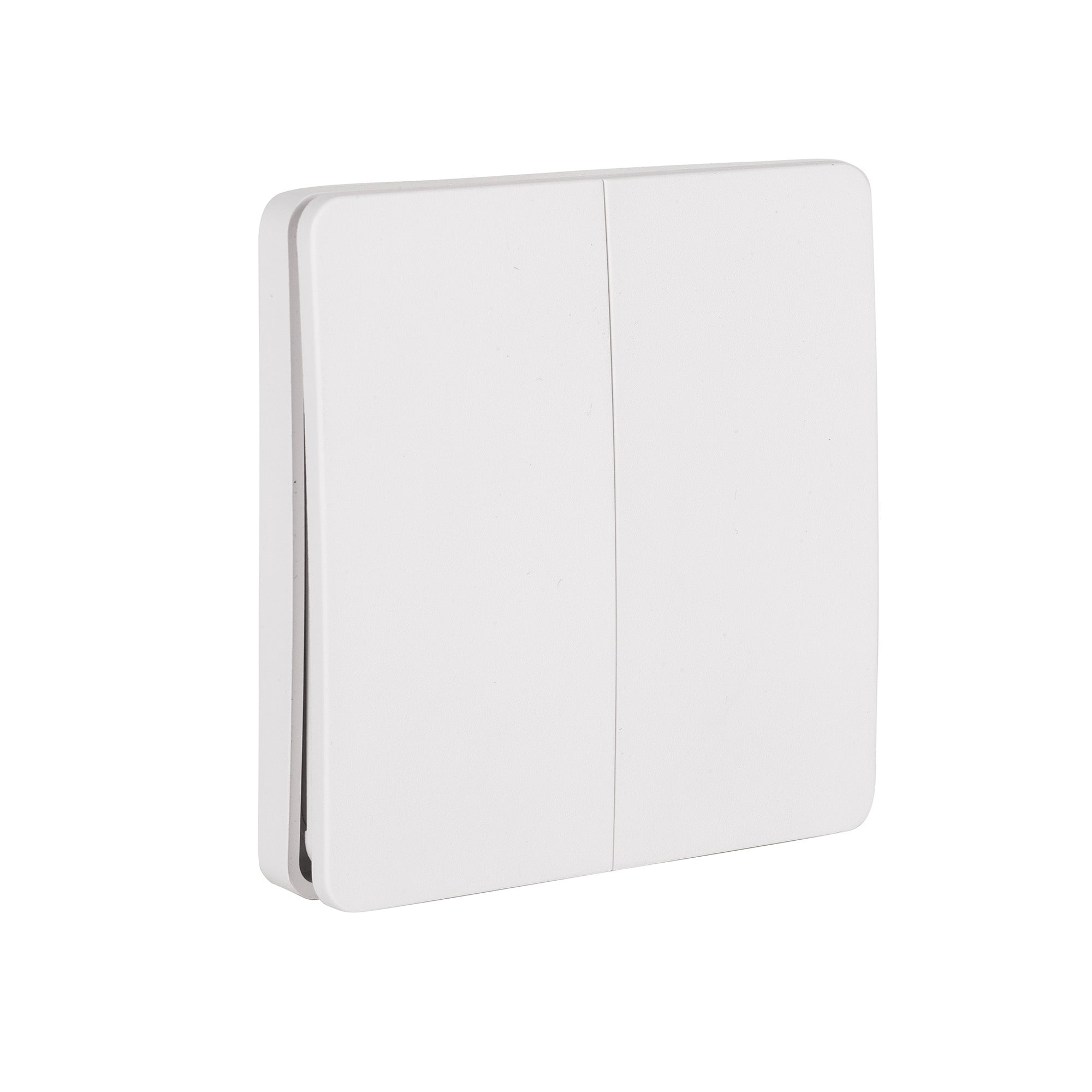 HV9262 - Two Gang White Wireless Self Powered Wall Switch