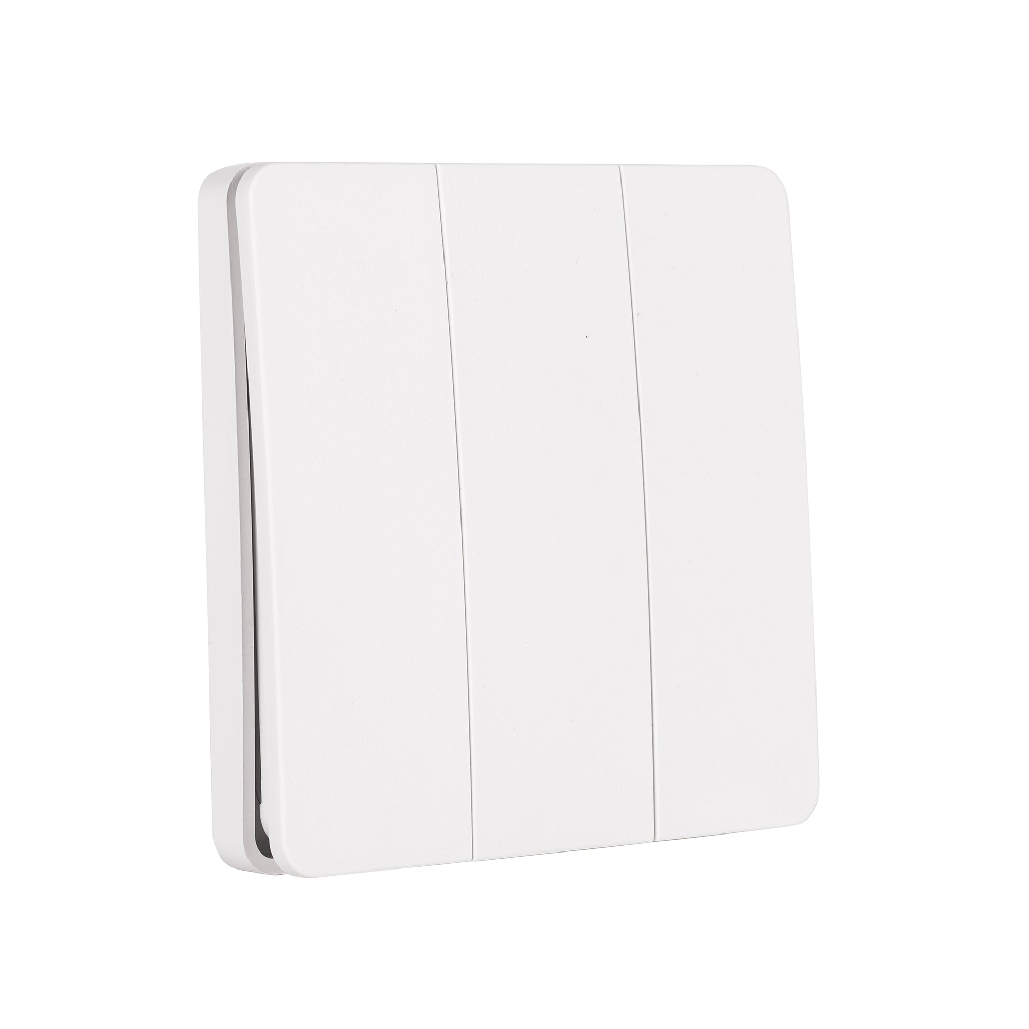HV9263 - Three Gang White Wireless Self Powered Wall Switch