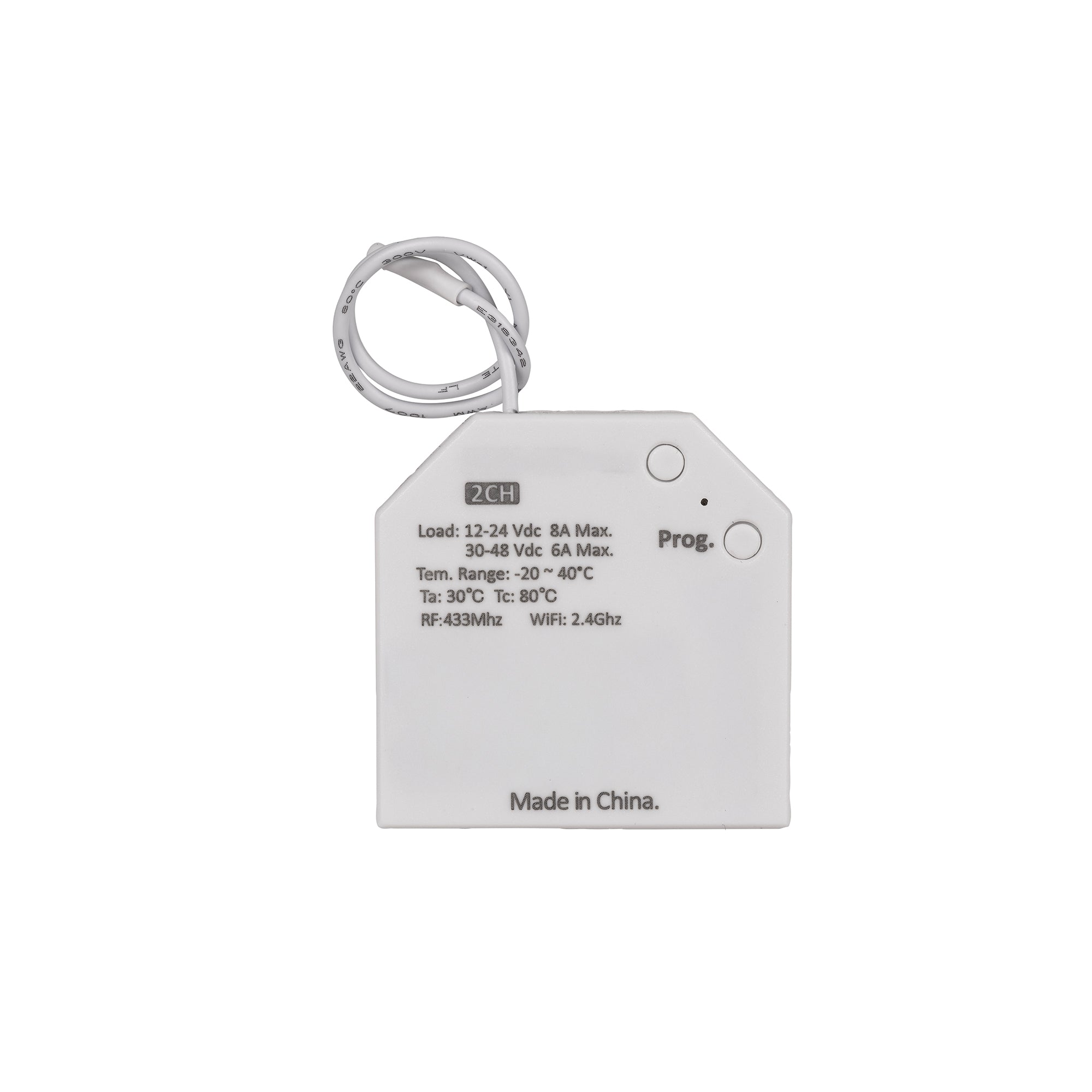 HV9272 - 12-24v DC Two Channel RF + Push Dim Receiver