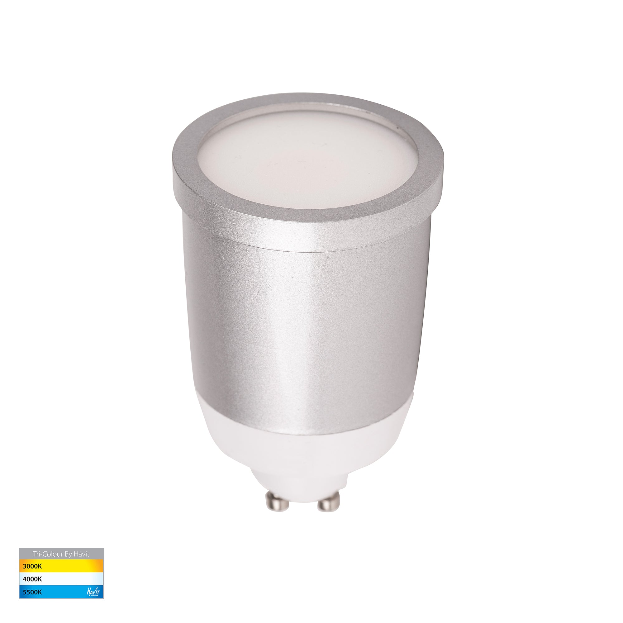 HV9509 - TRI-Colour 9in1 240v GU10 Dimmable LED Globe