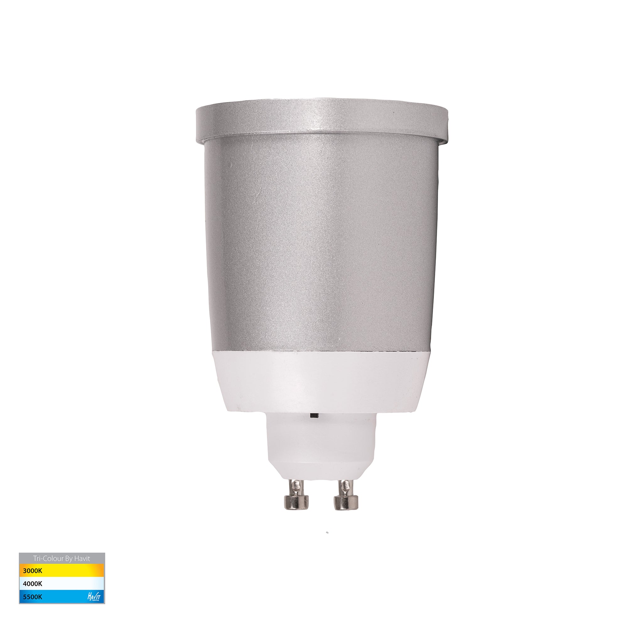 HV9509 - TRI-Colour 9in1 240v GU10 Dimmable LED Globe
