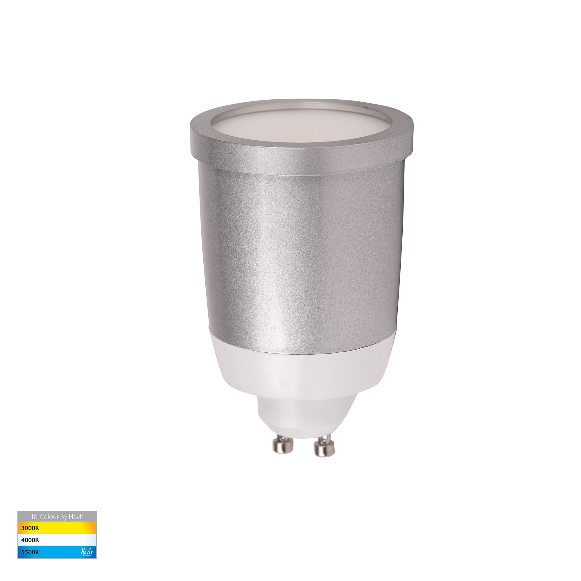 HV9509 - TRI-Colour 9in1 240v GU10 Dimmable LED Globe