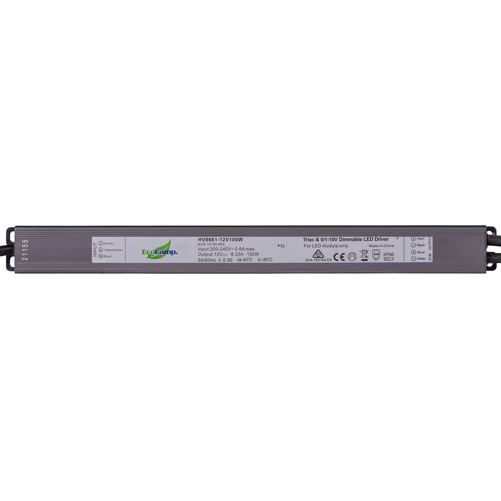 HV9661-100W - 100W Triac + 0-1/10v Dimmable LED Driver