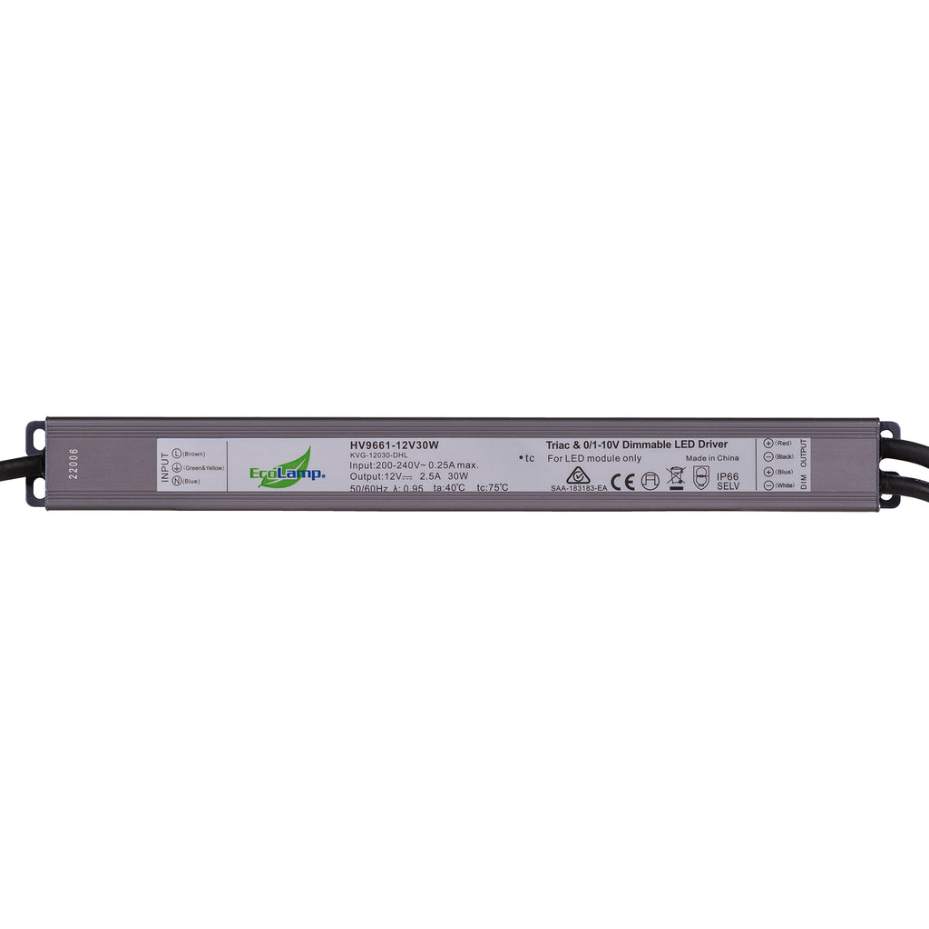 HV9661-30W - 30W Triac + 0-1/10v Dimmable LED Driver