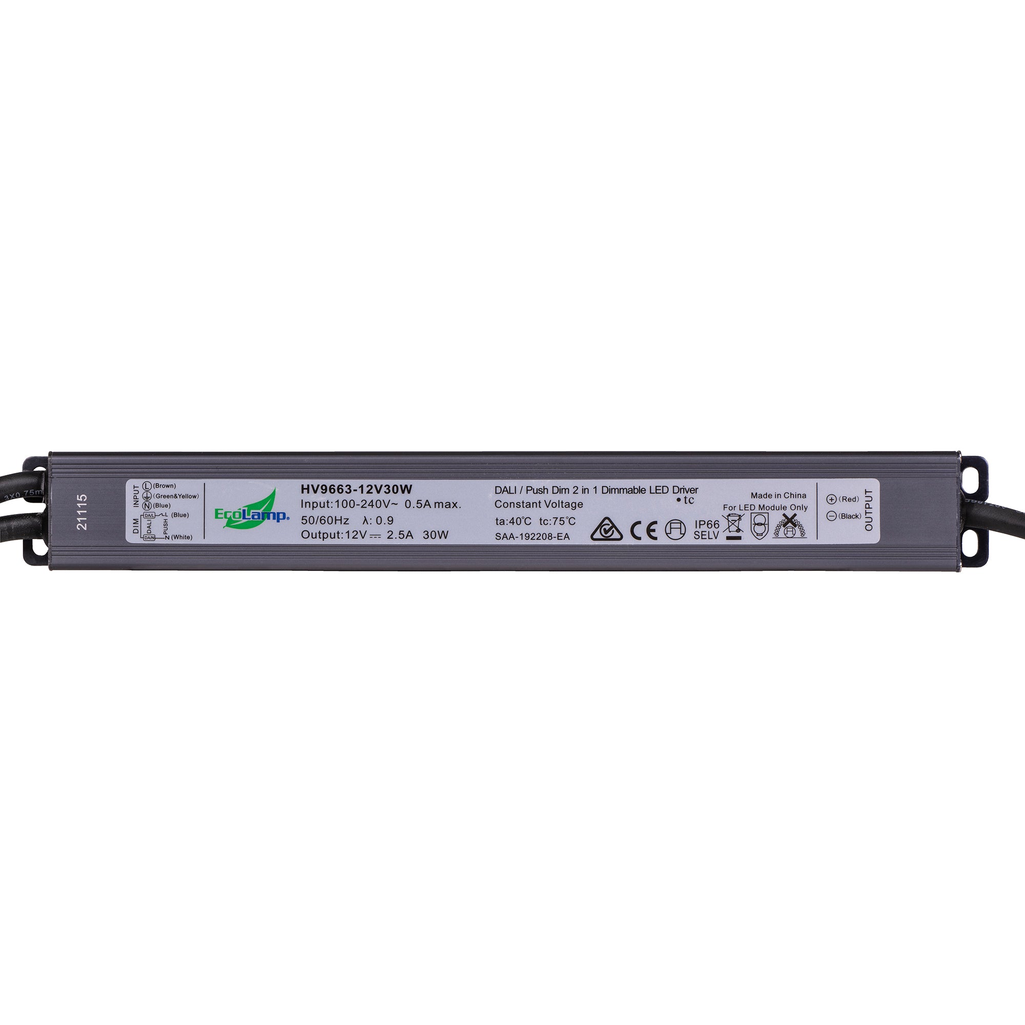 HV9663-30W - 30W Dali Dimmable LED Driver