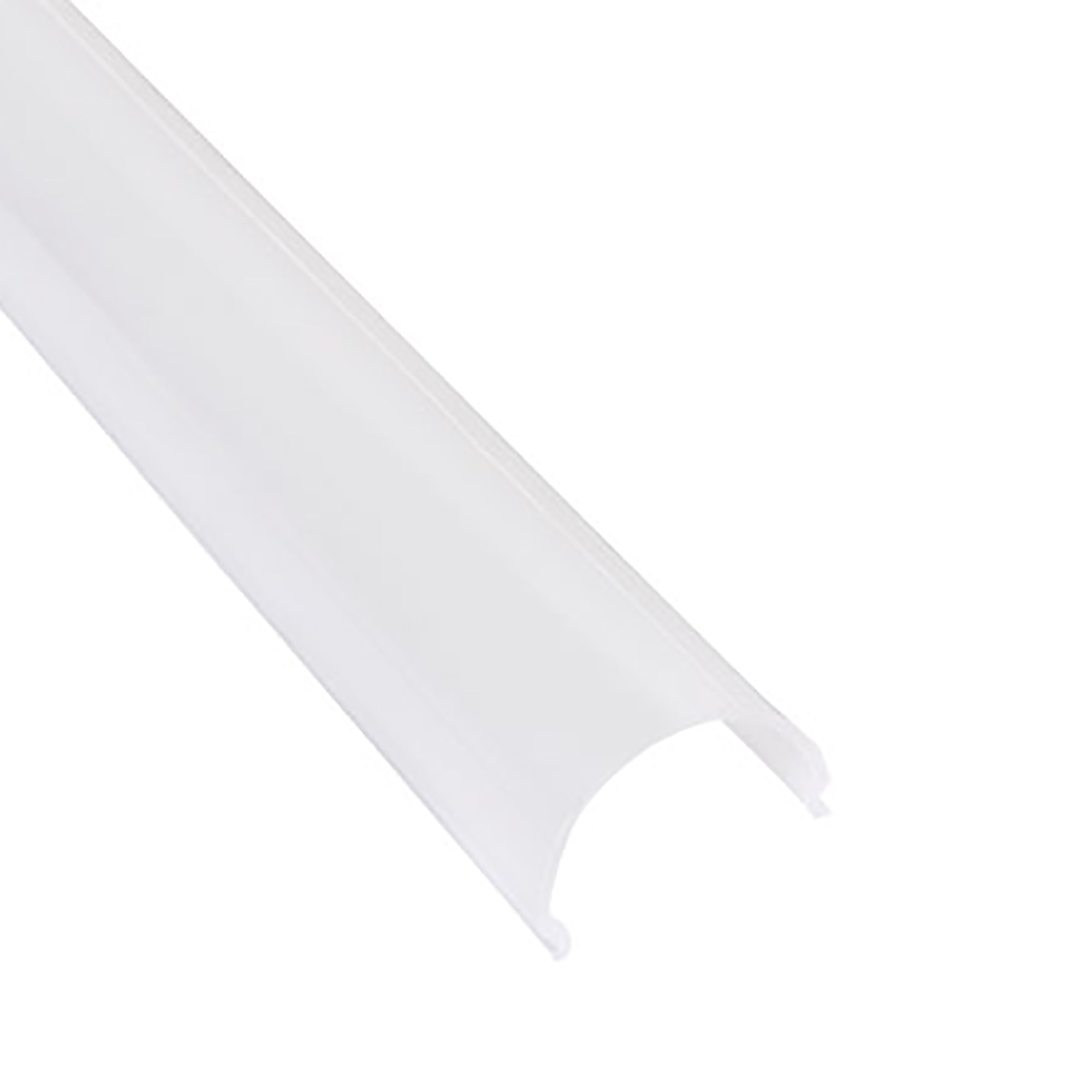 HV9690-2618 - Shallow Square Aluminium Profile with Rounded Diffuser