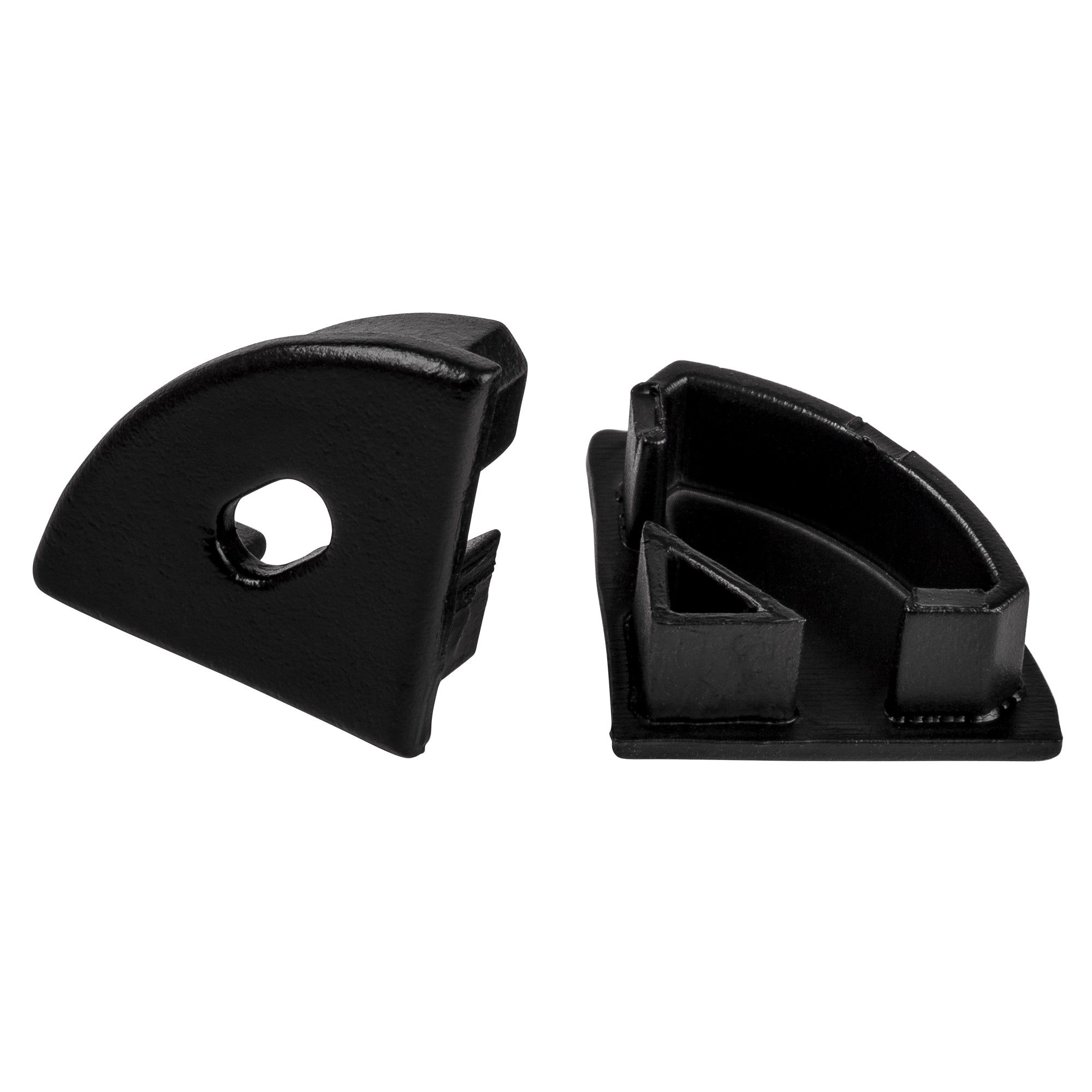 HV9691-1616-BLK - Black Corner Aluminium Profile