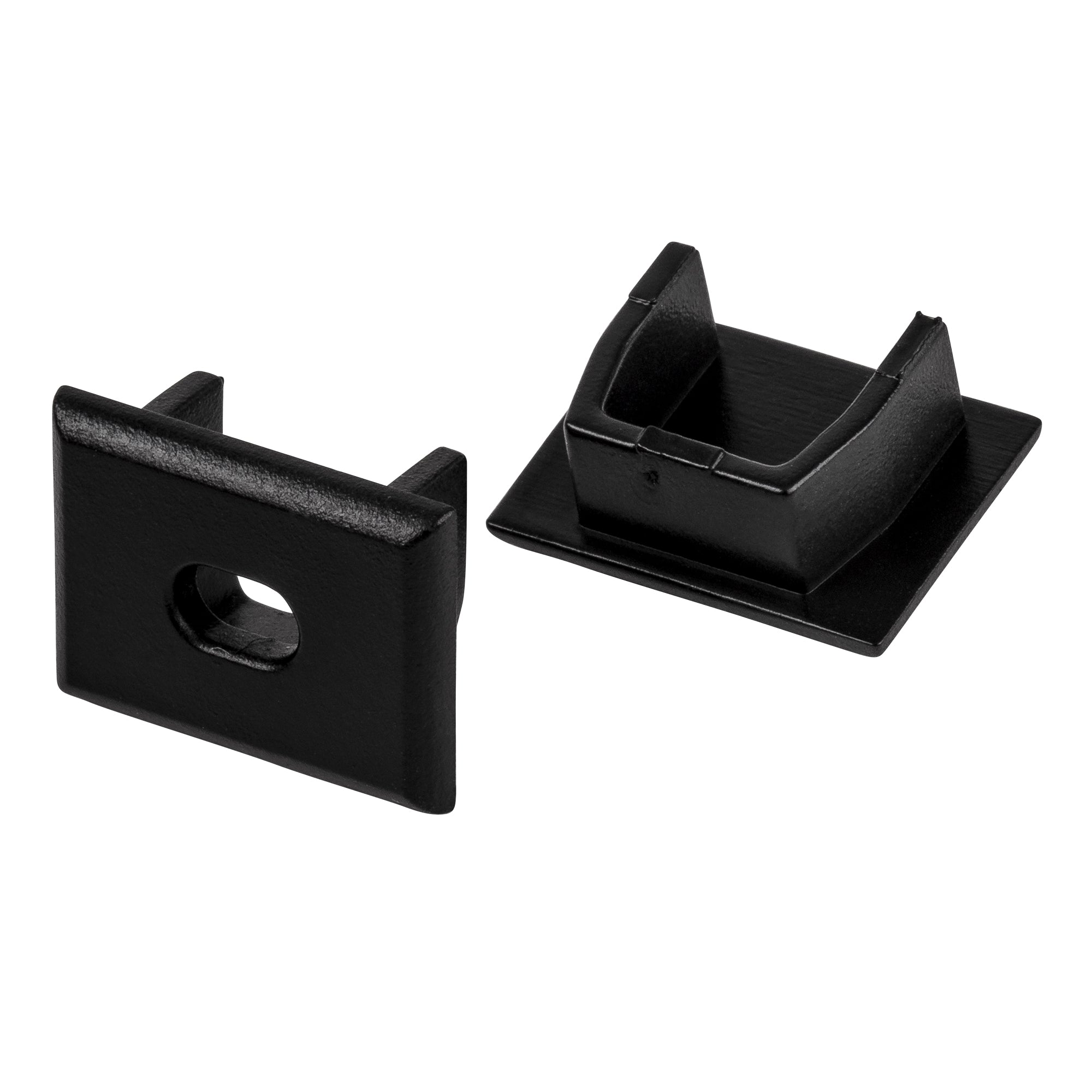 HV9693-1612-BLK - Black Shallow Square Aluminium Profile