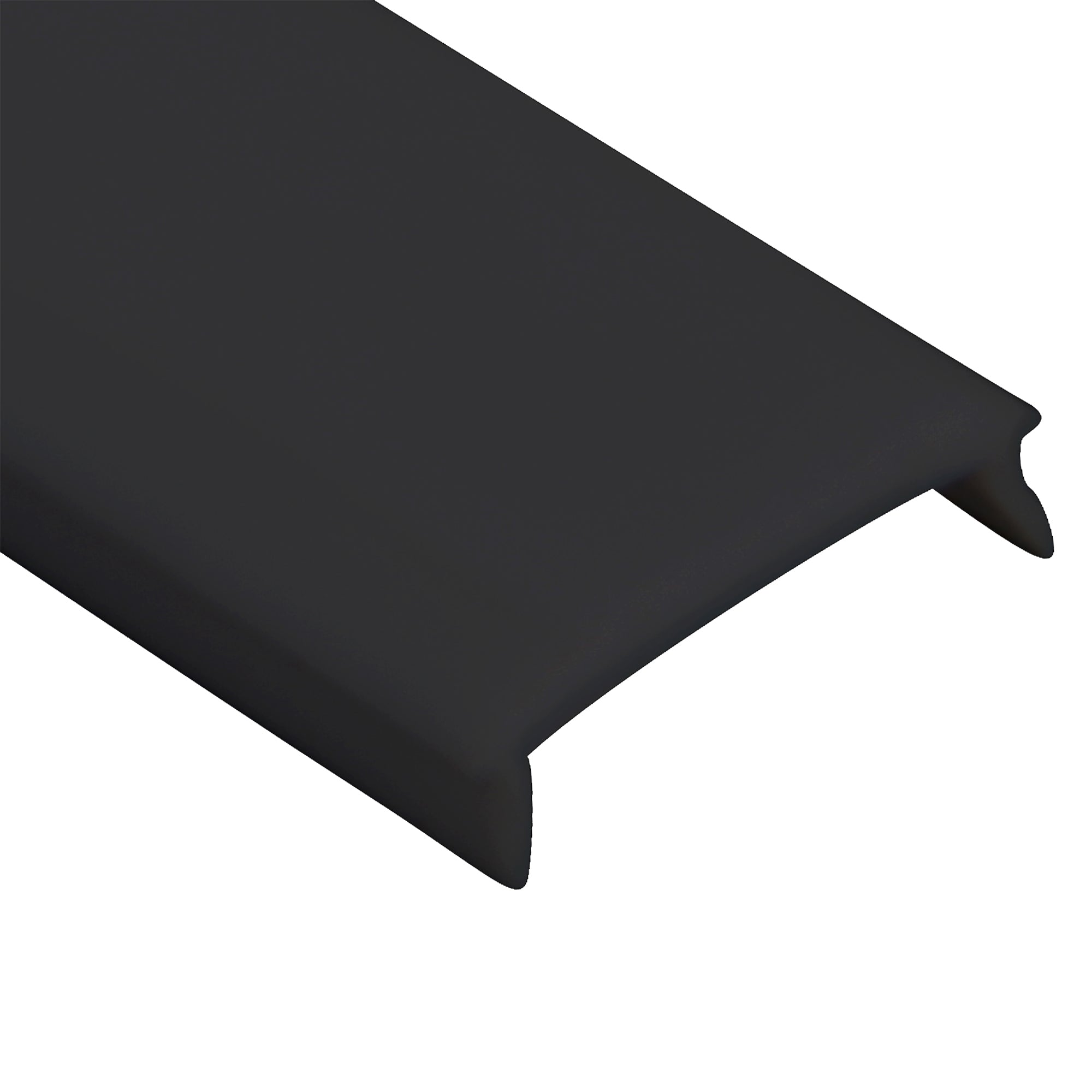 HV9693-2025-BLK - Suspended or Surface Mounted Black Aluminium Profile