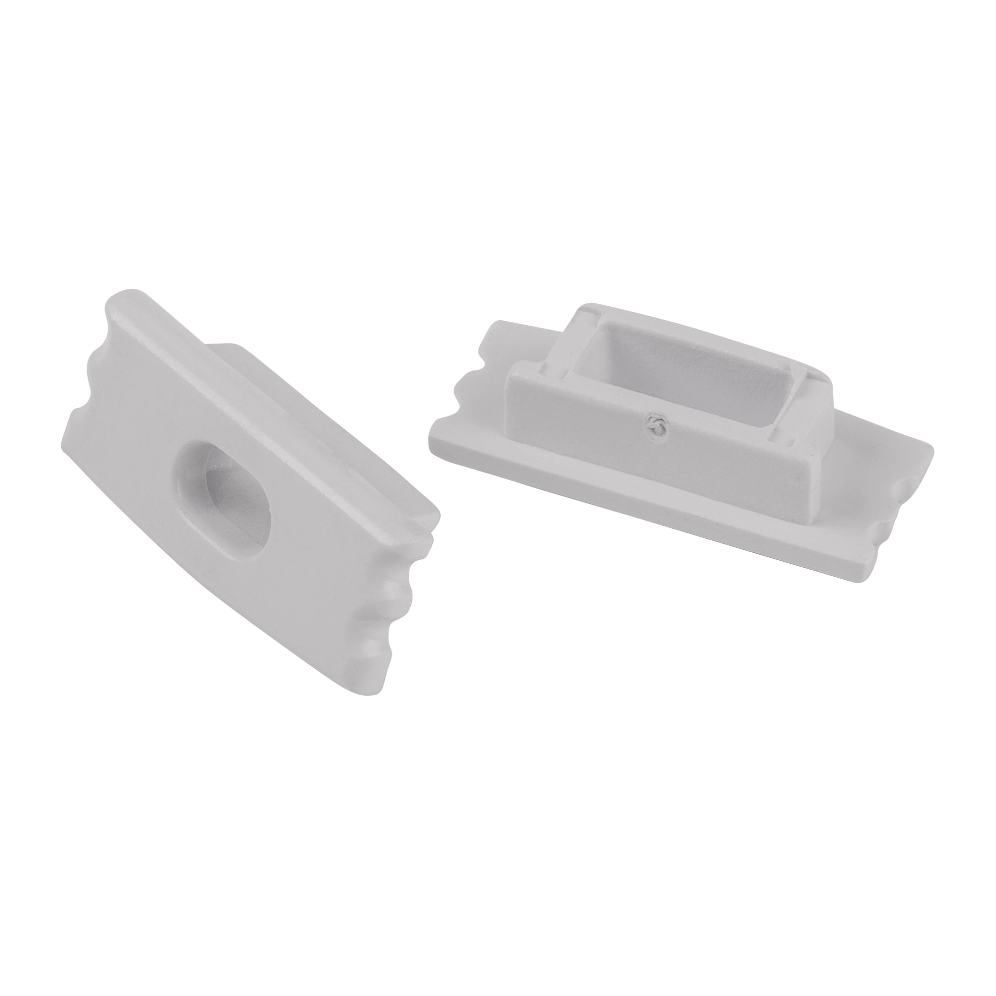 HV9693-1707-WHT - White Shallow Square Aluminium Profile