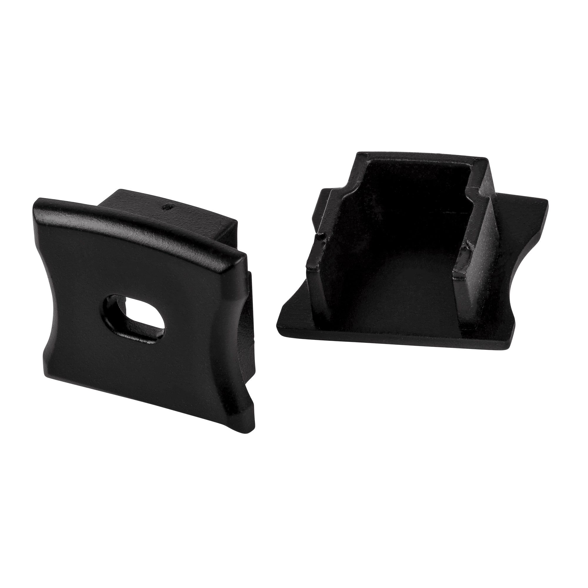HV9693-1815-BLK - Deep Black Square Aluminium Profile