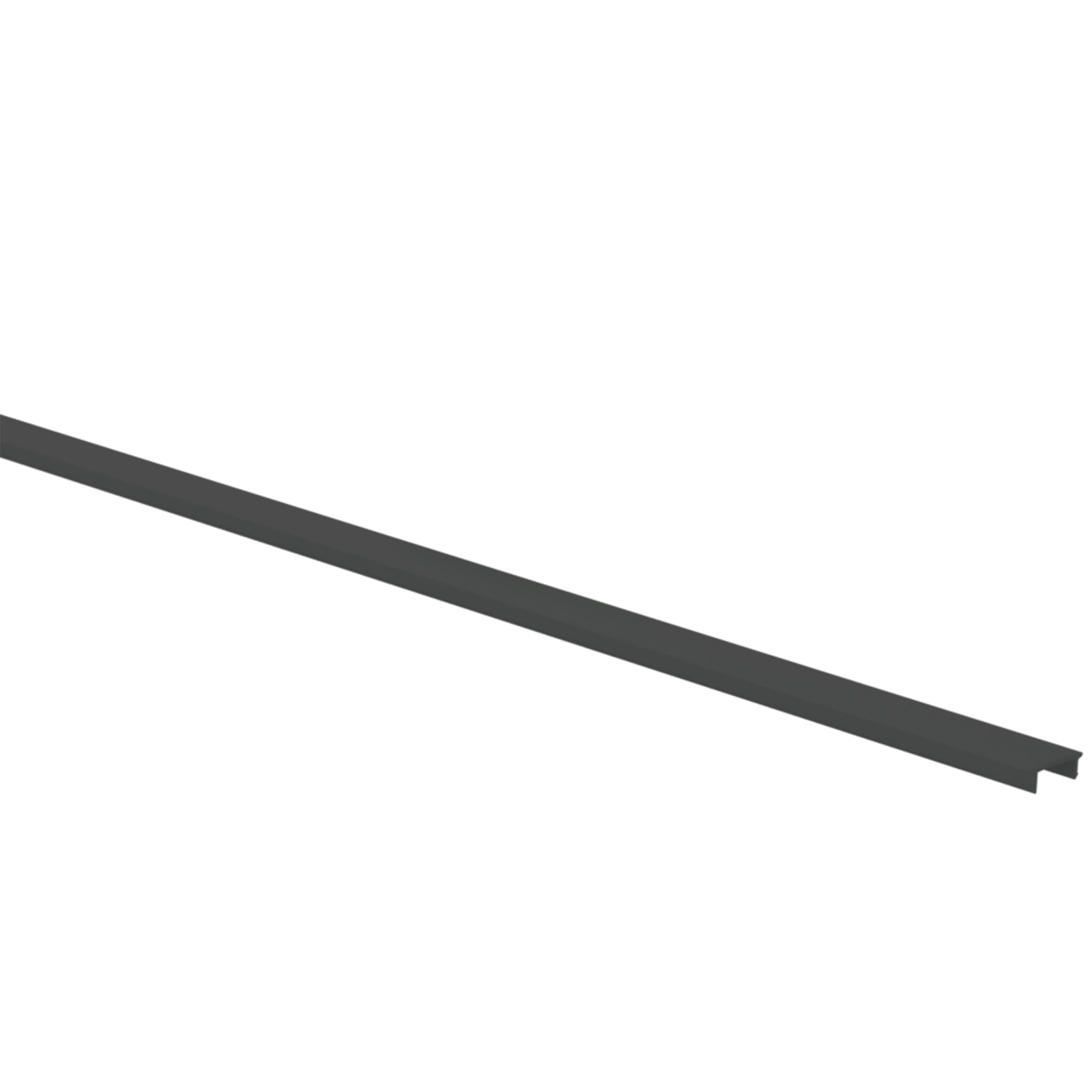 HV9693-1896-BLK - Suspended Black Aluminium Profile