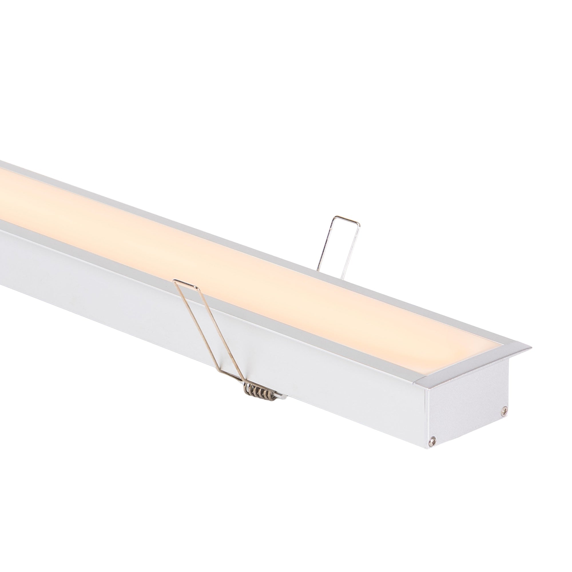 HV9695-6332 - Large Recessed Square Winged Aluminium Profile