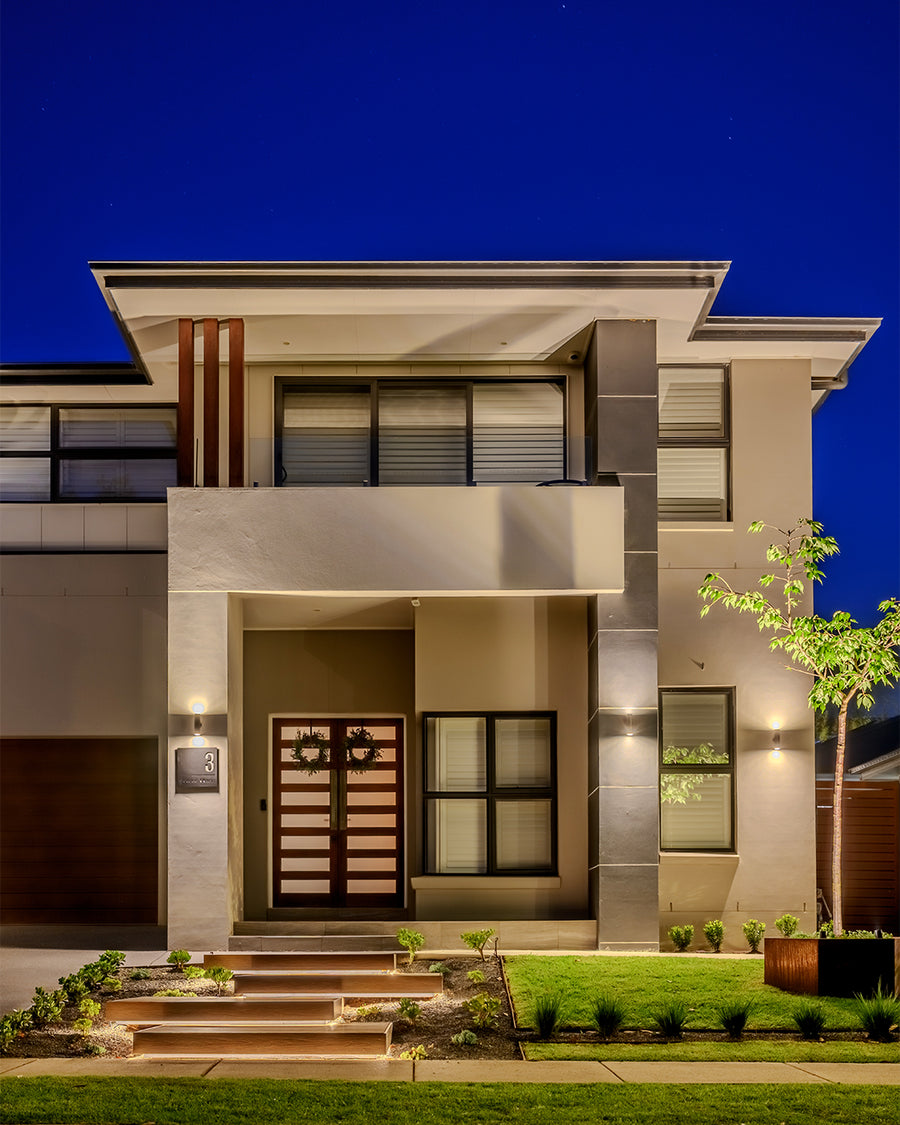 LED Strip Lighting and Wall Lights Across North Kellyville Home Exterior