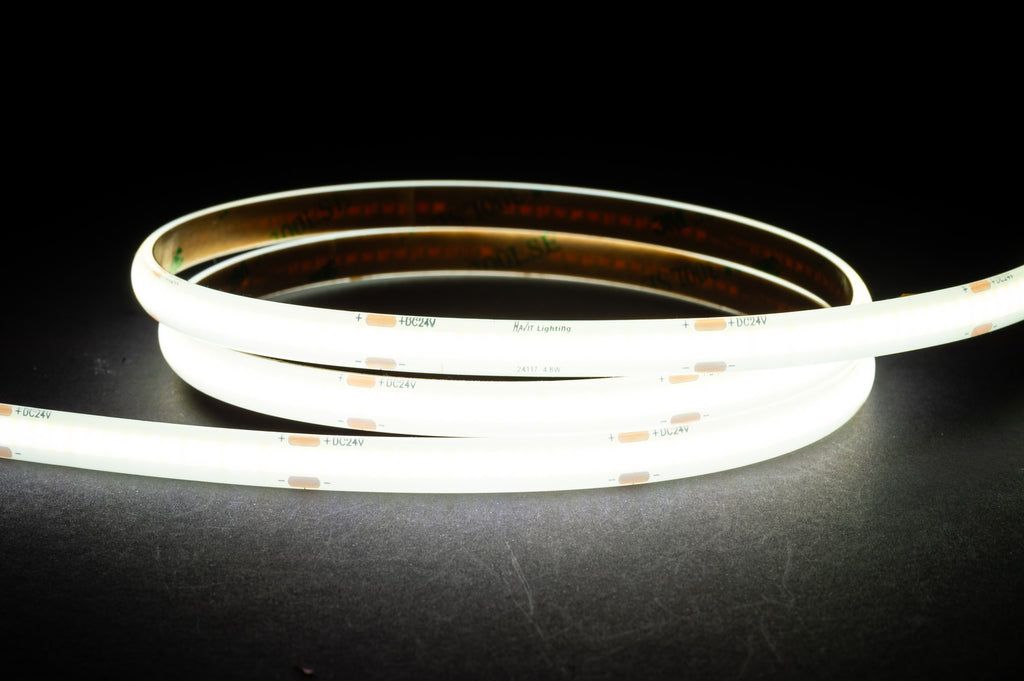 HV9760-IP54-320-5K  - 4.8w IP54 24v DC 5500K COB Dotless LED Strip