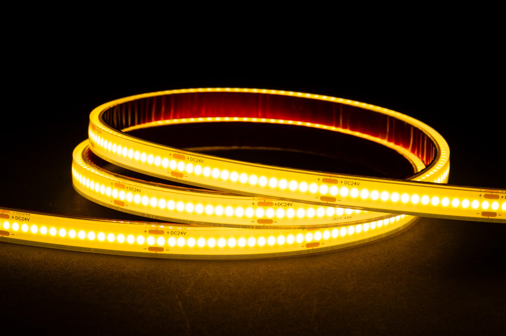 HV9760-IP67-320-3K  - 4.8w IP67 24v DC 3000K COB Dotless LED Strip