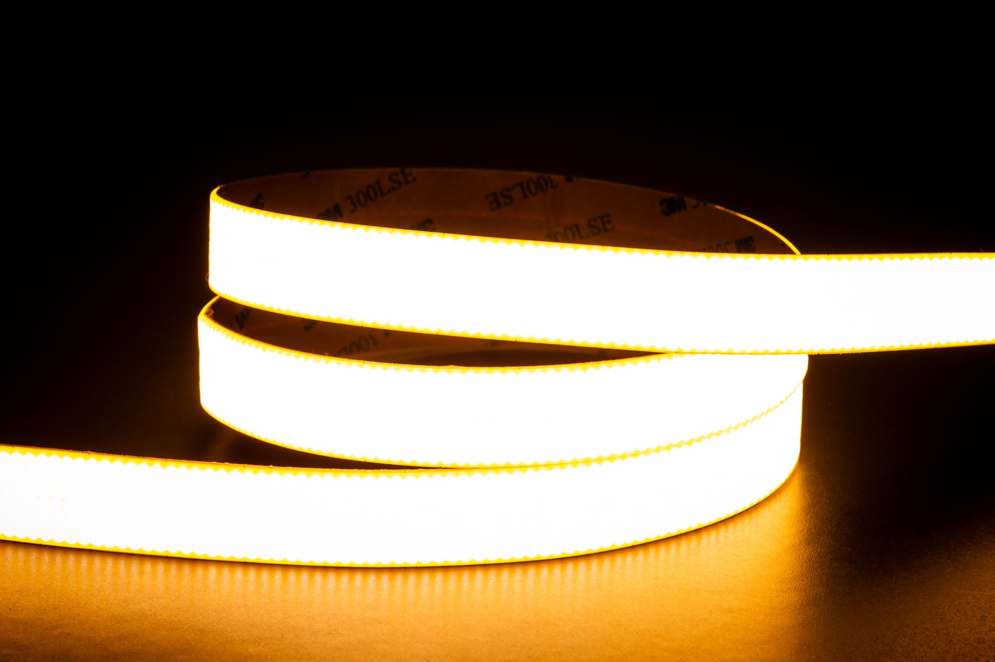 HV9761-IP20-3072-3K - 30w IP20 24v DC COB LED Strip 3000k