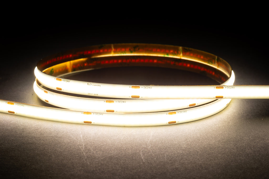 HV9761-IP20-320-5K  - 9.6w IP20 24v DC 5500K COB Dotless LED Strip